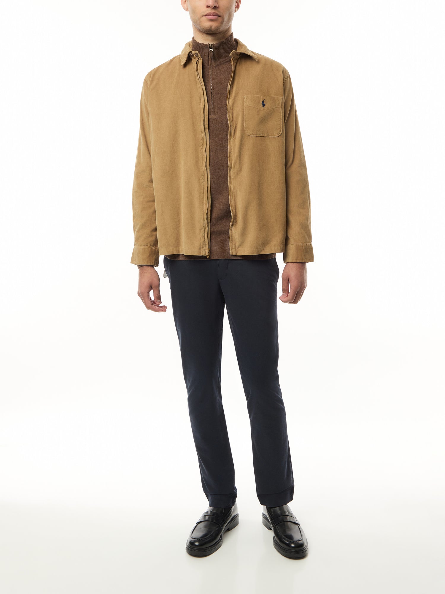Quarter Zip Merino Wool Sweater