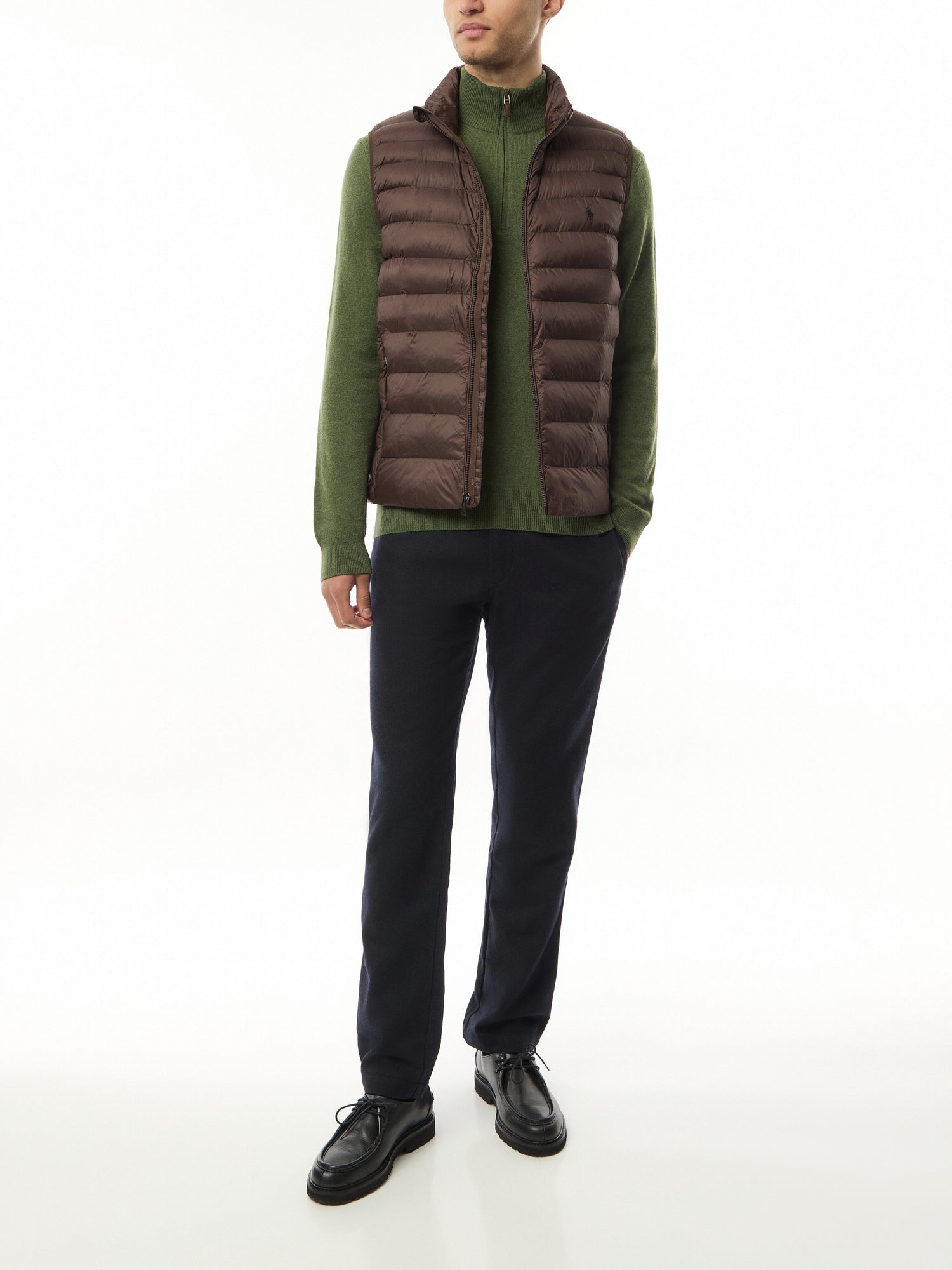 Quarter Zip Merino Wool Sweater