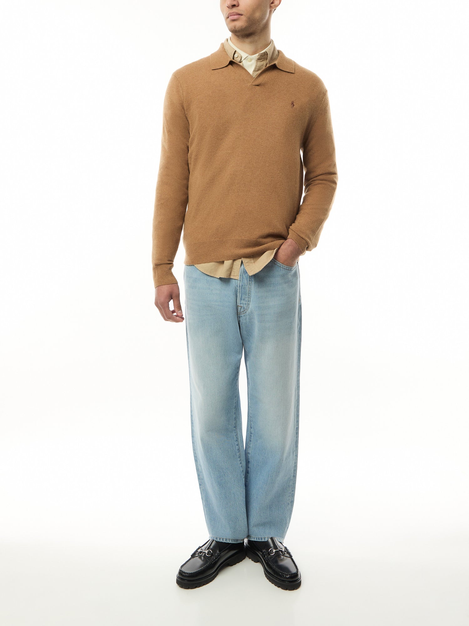 Johnny Merino Wool Collar Sweater