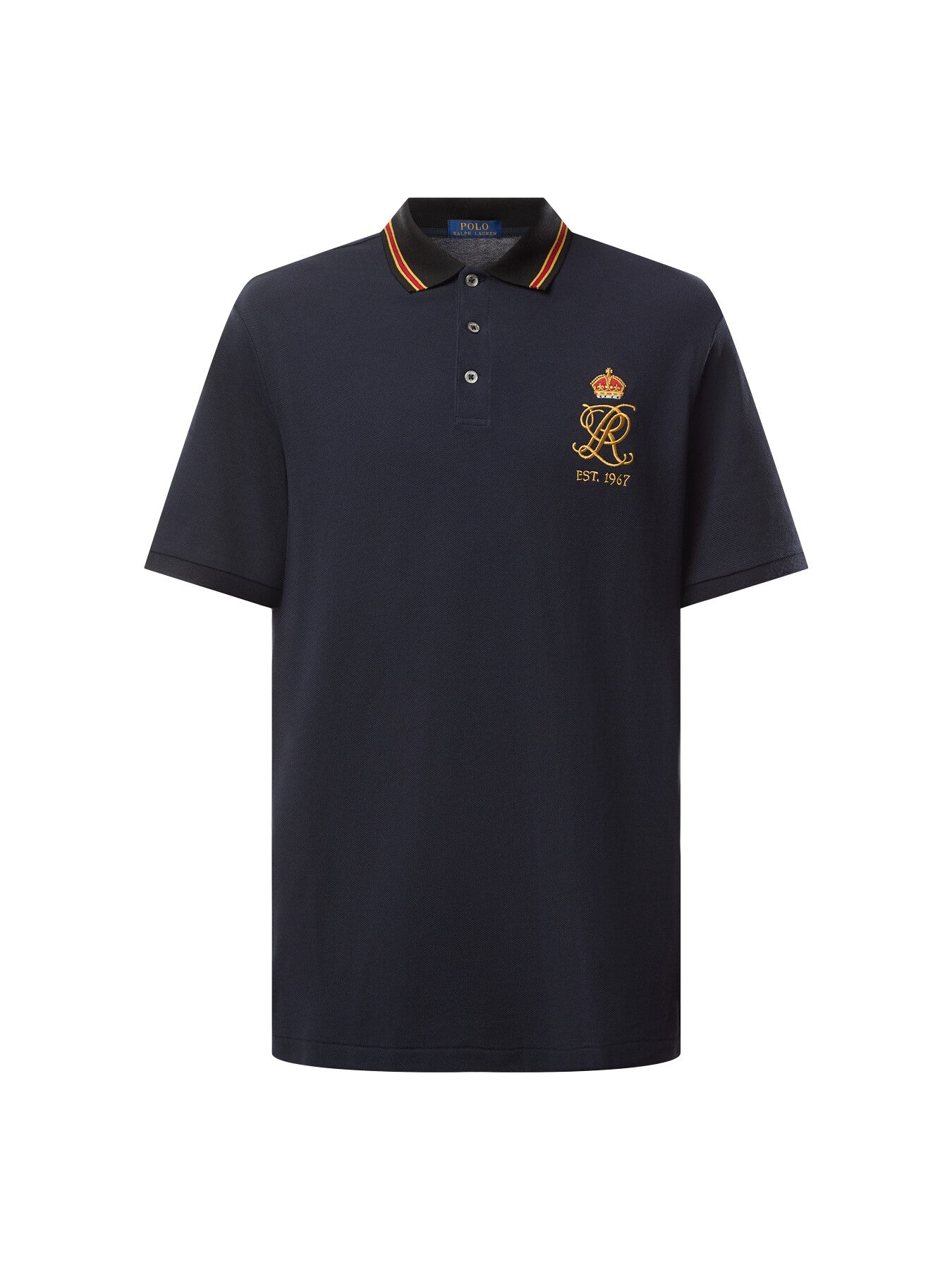 Classic Fit Crest Mesh Polo Shirt