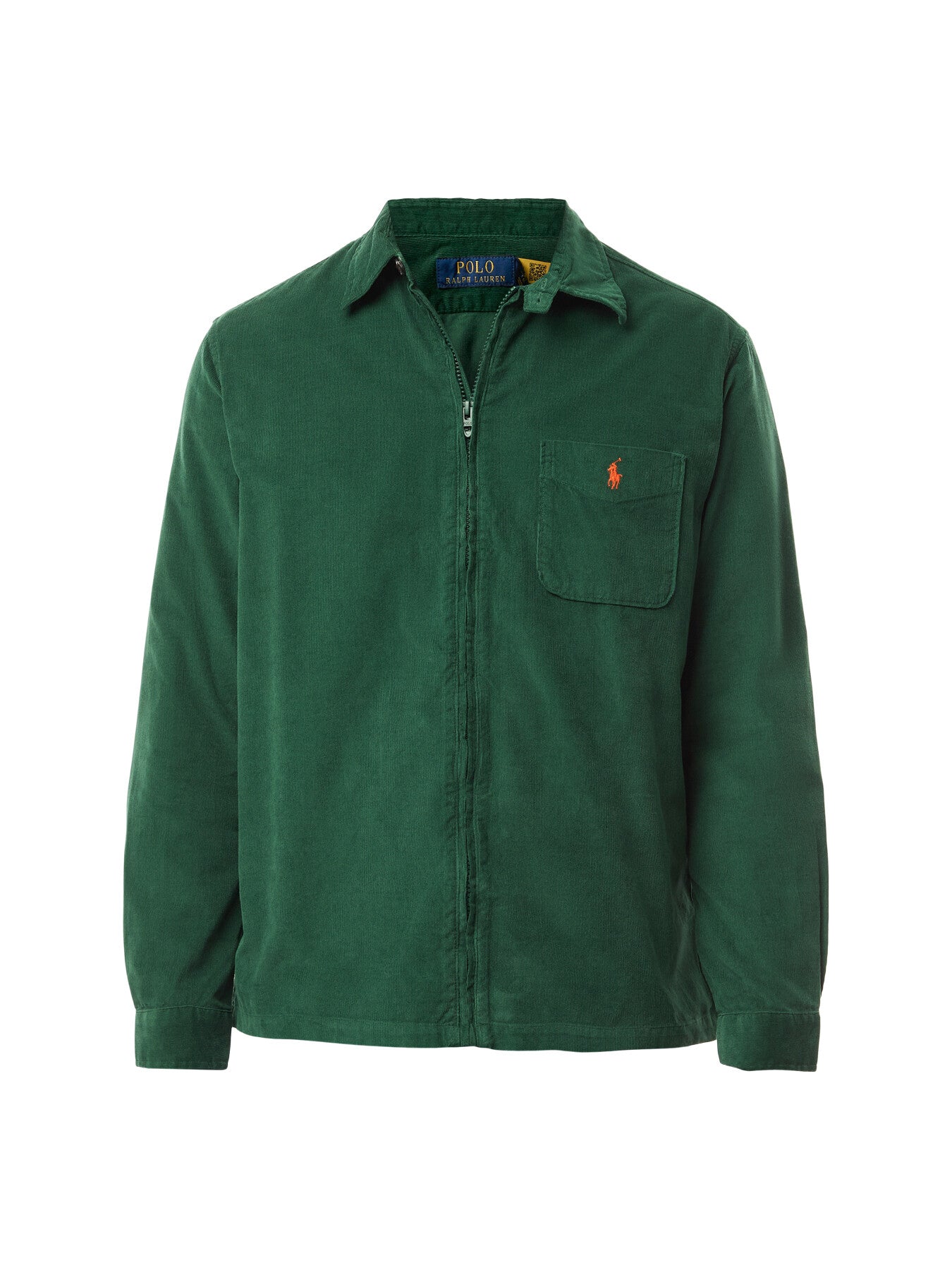 Corduroy Zip Through Overshirt