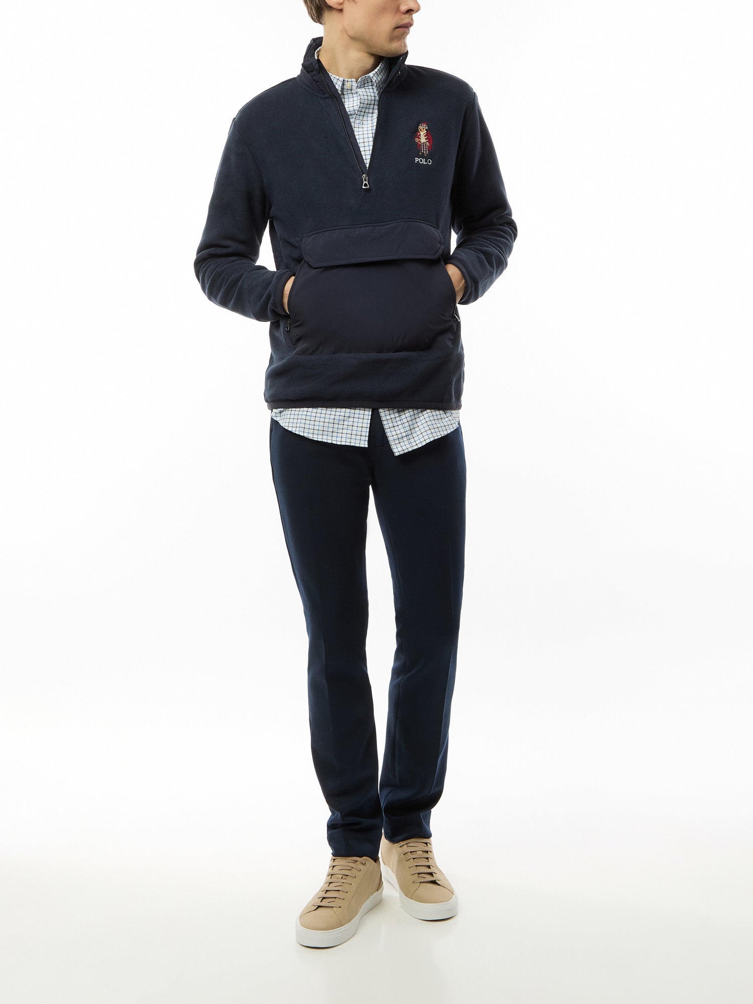 Polo Bear Fleece Hybrid Hoodie