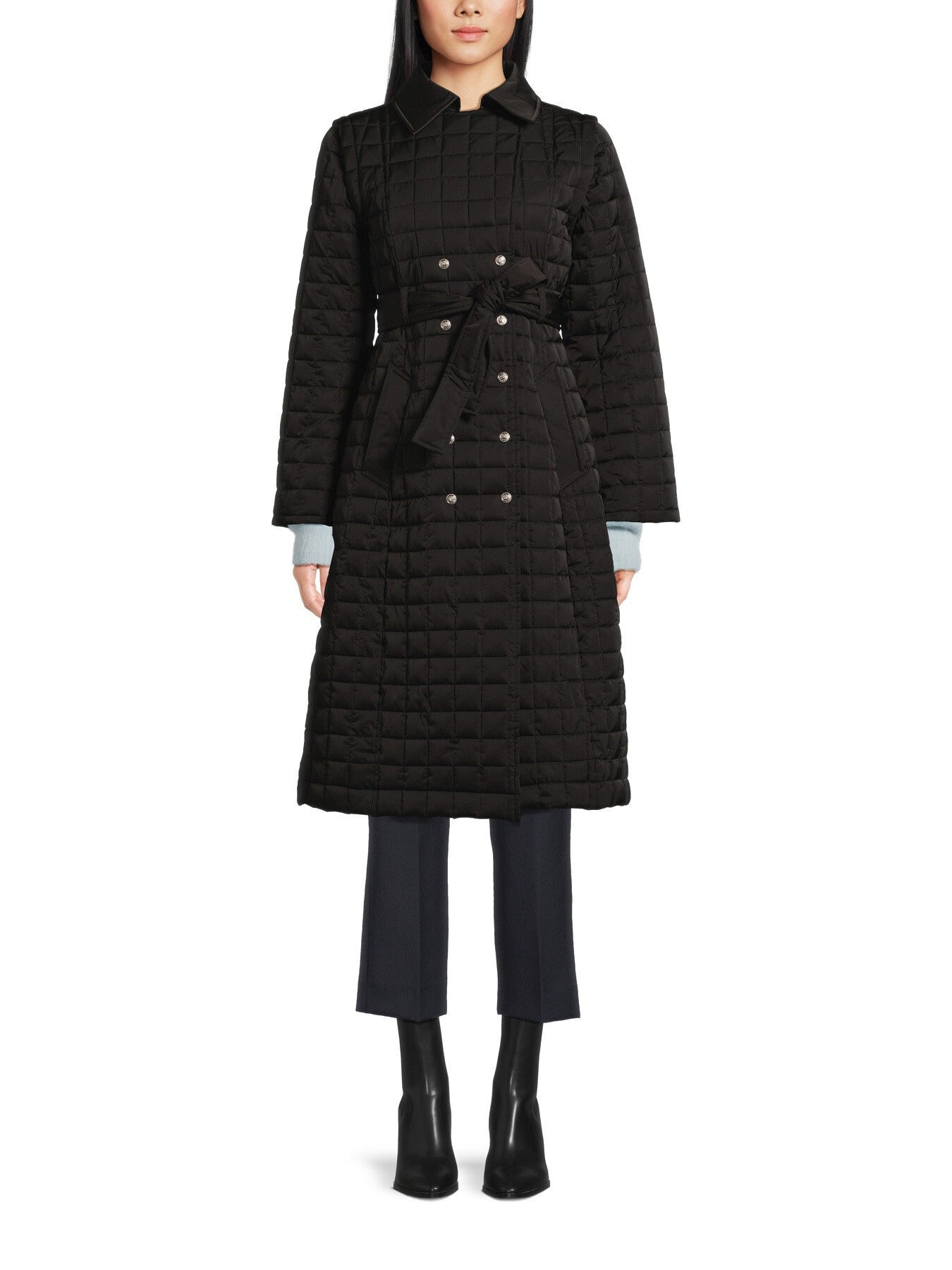 Zolla Quilted Belted Coat
