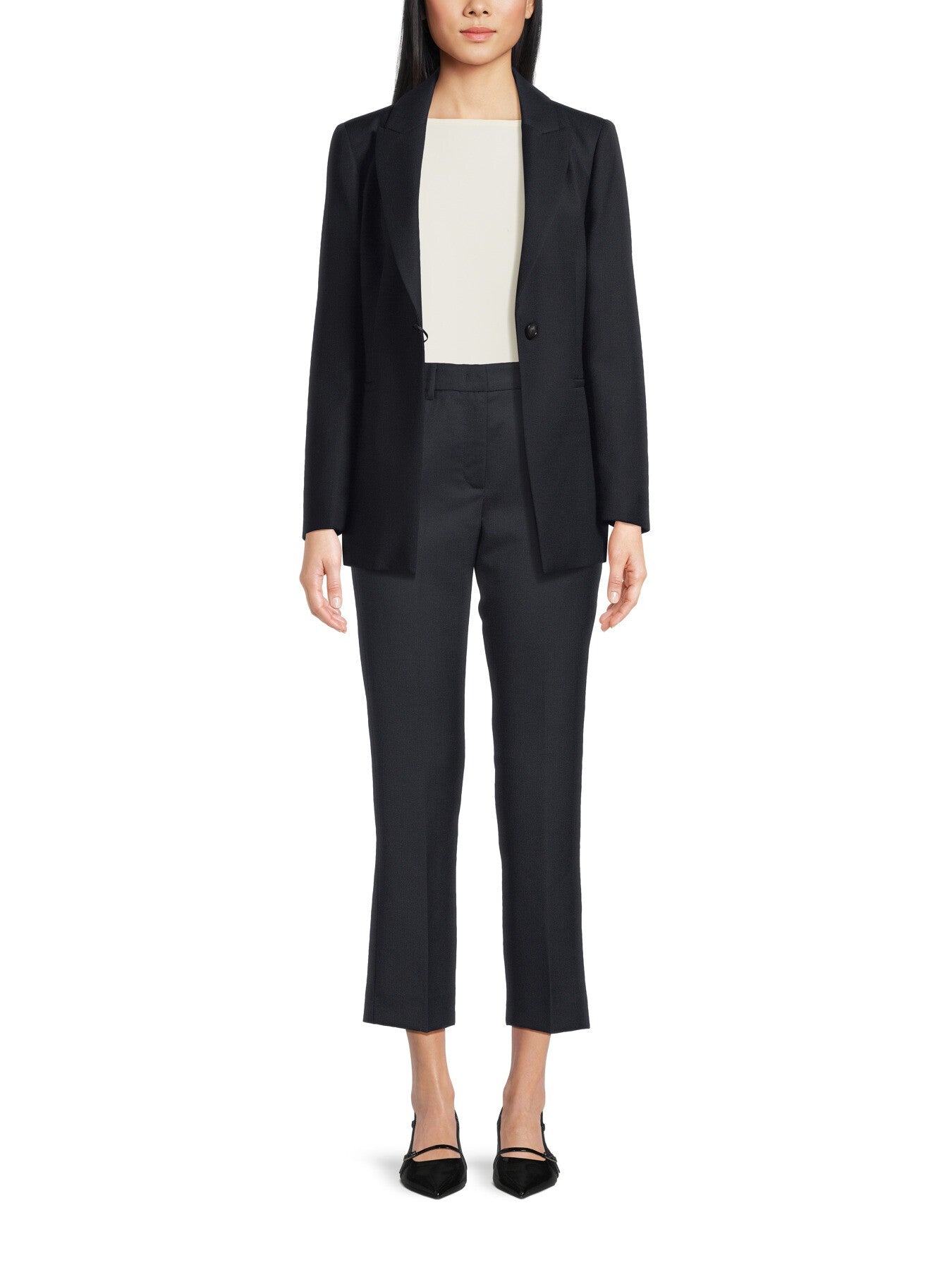 Yaqui Wool Blend Single Breasted Blazer