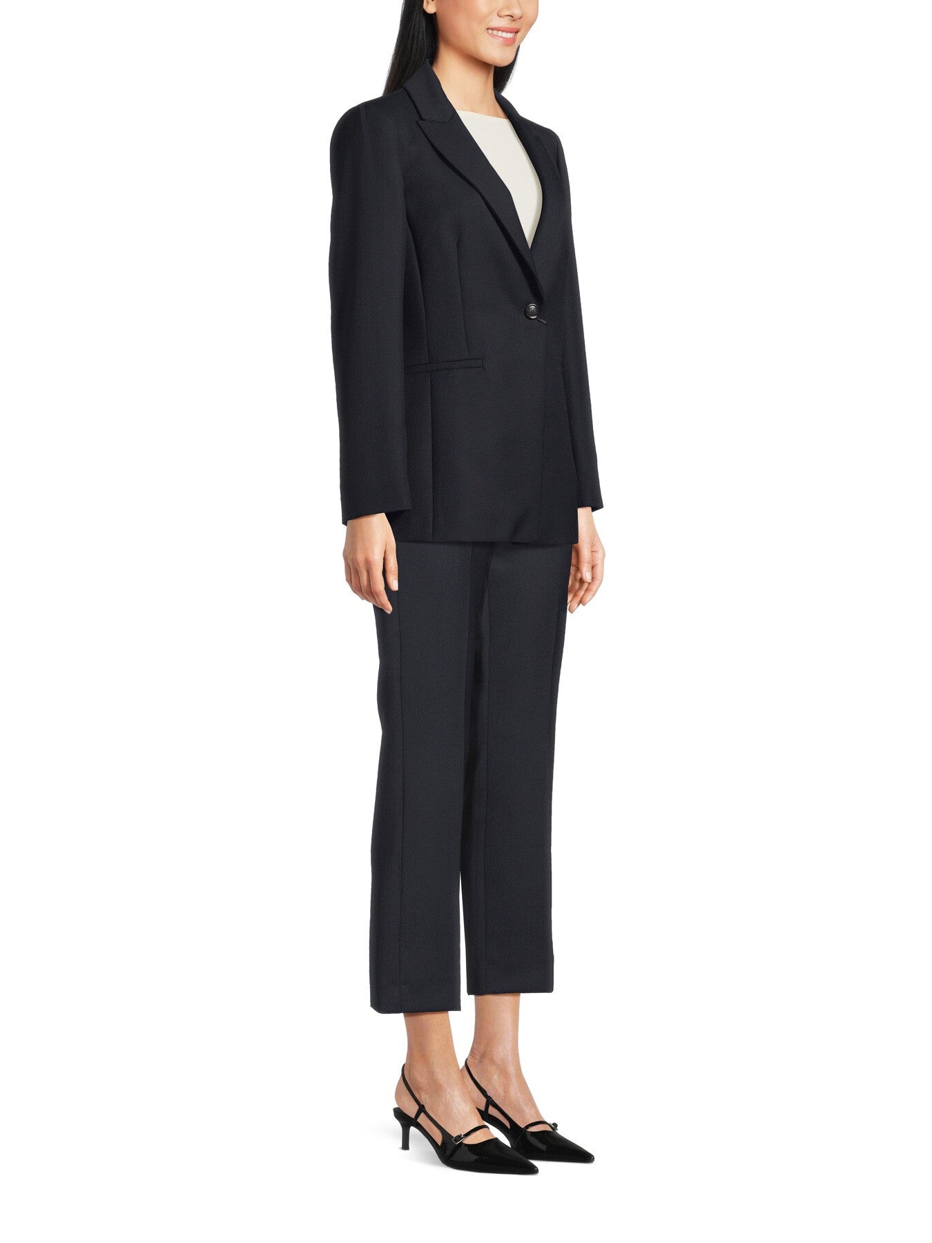 Yaqui Wool Blend Single Breasted Blazer
