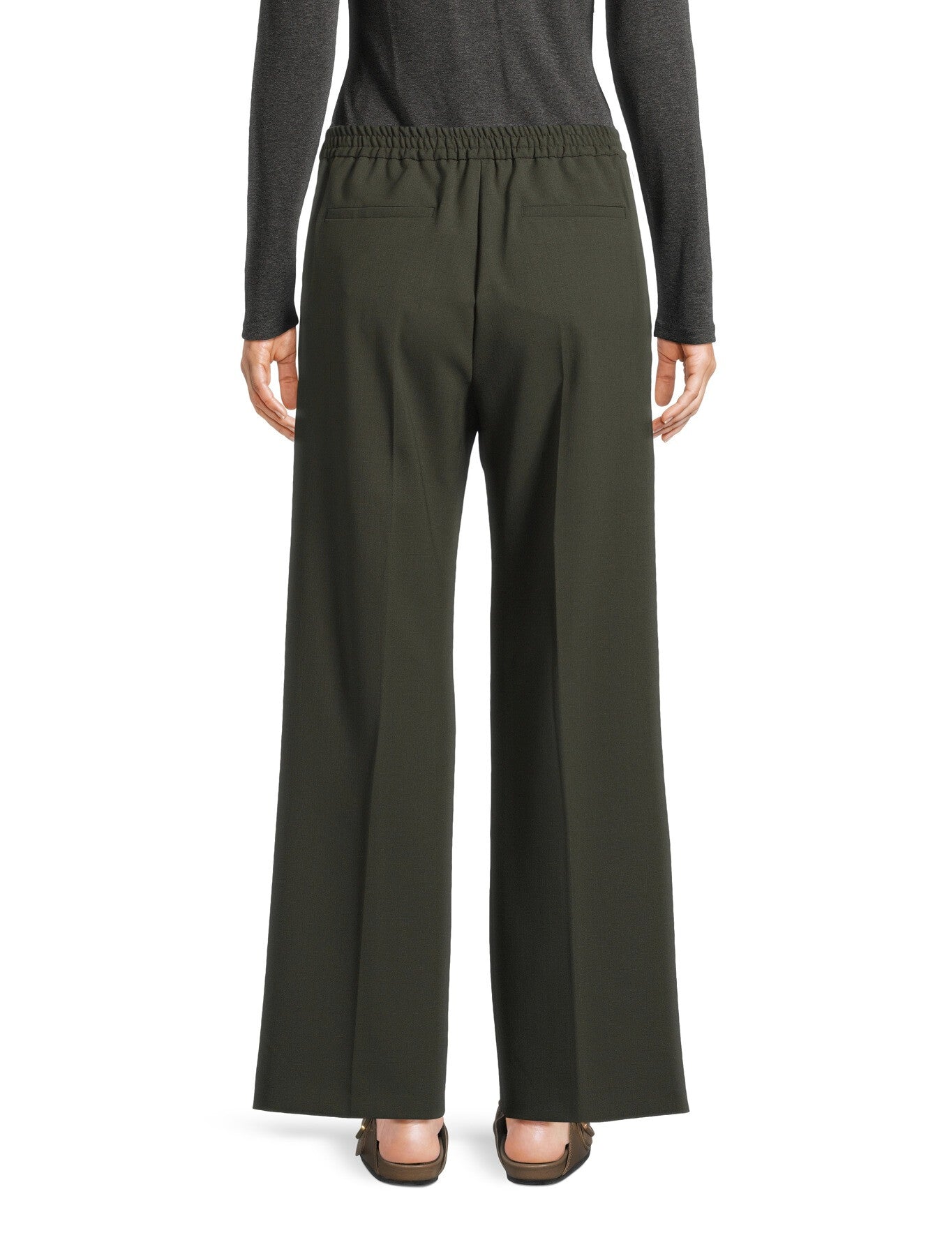 Petra Straight Leg Trouser with Elasticated Waist