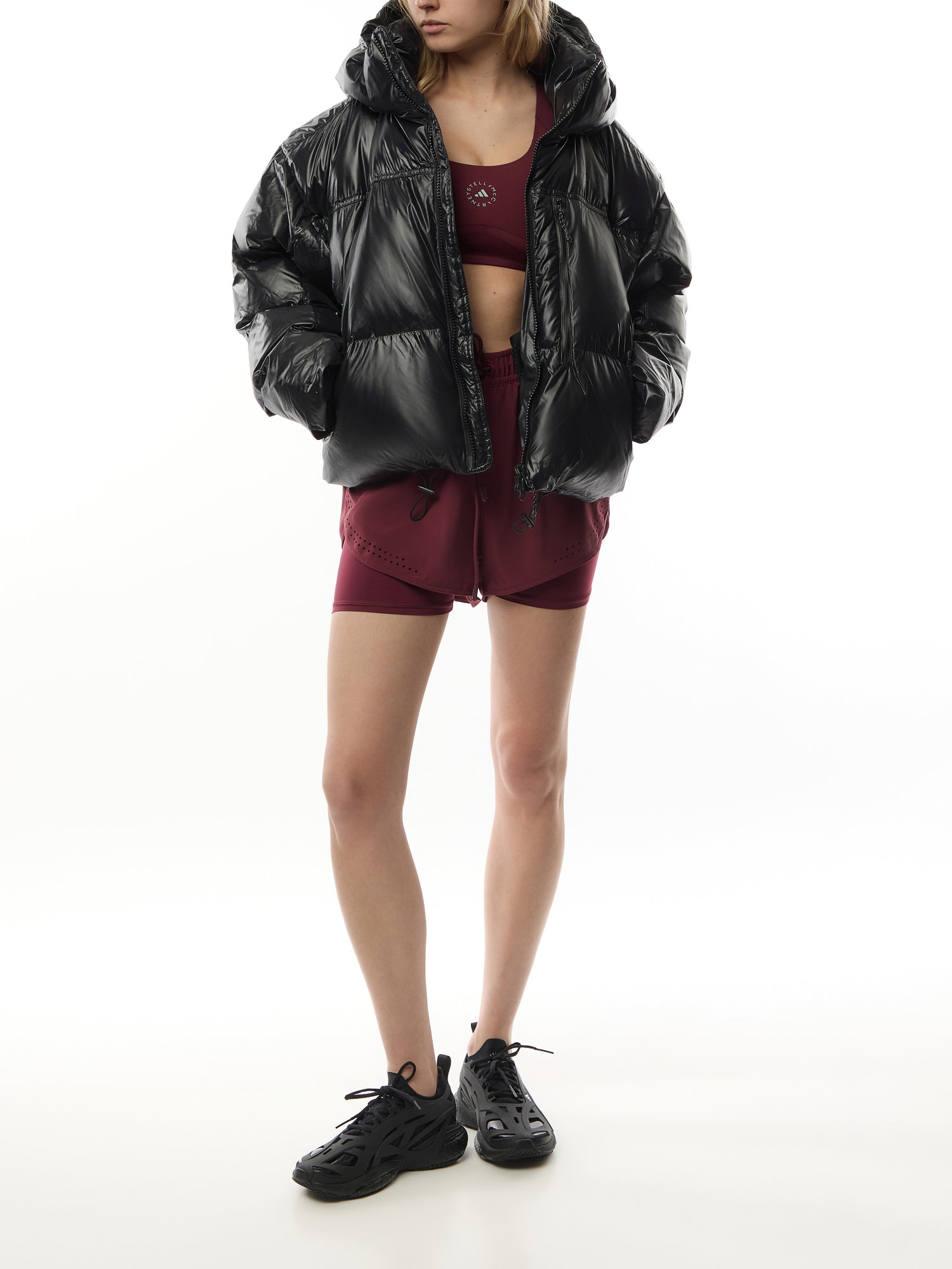 Logo Patch Puffer Jacket