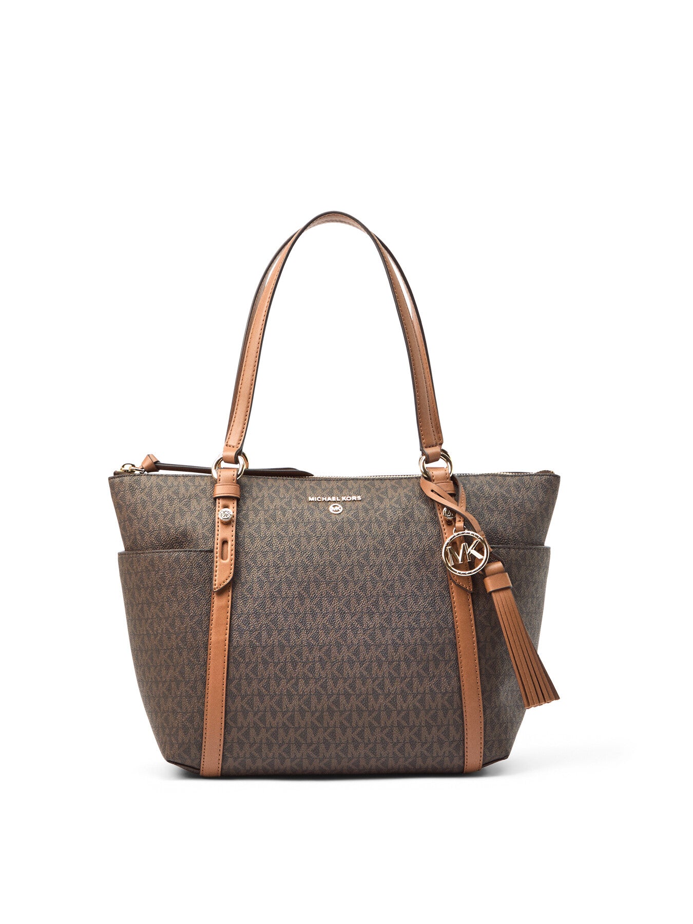Sullivan Medium Logo Top-Zip Tote Bag