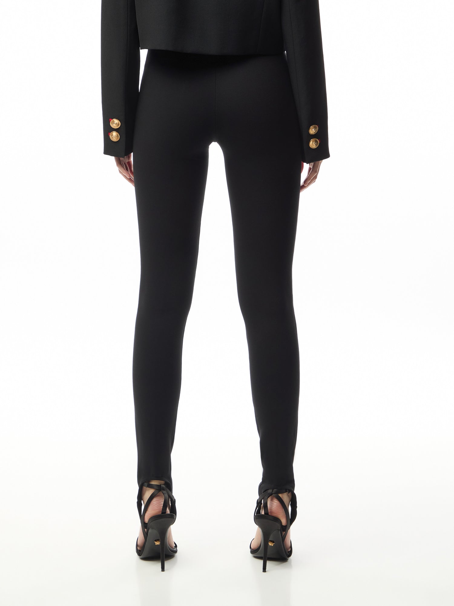 Greca Border Gym Stirrup Leggings