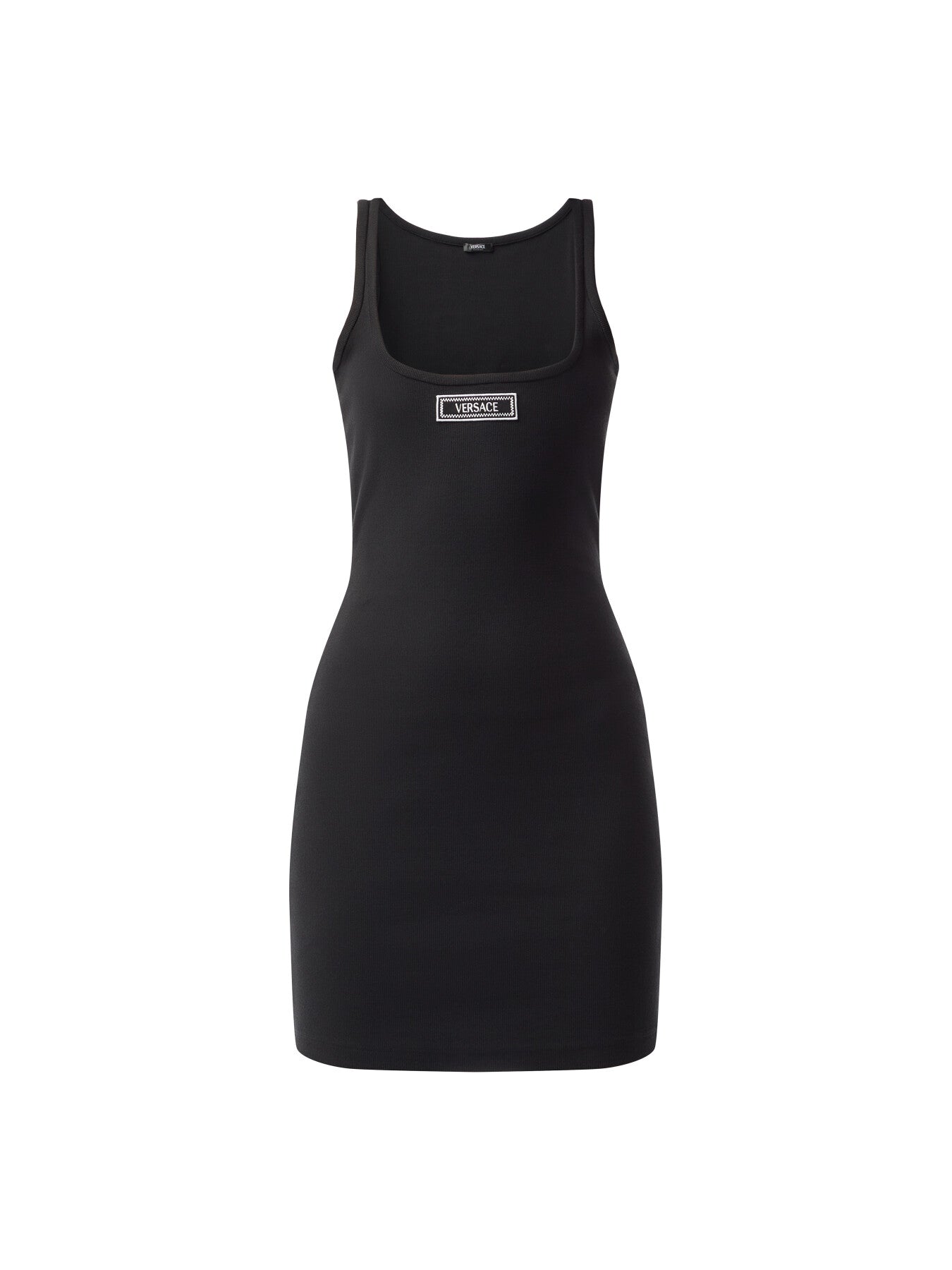 90s Vintage Logo Ribbed Dress