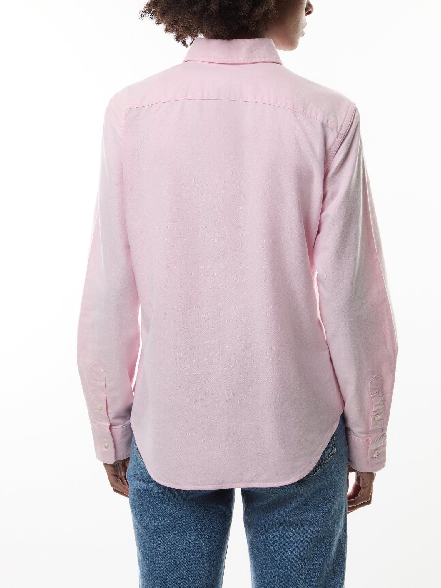 Long Sleeve Button Shirt Bath Pink