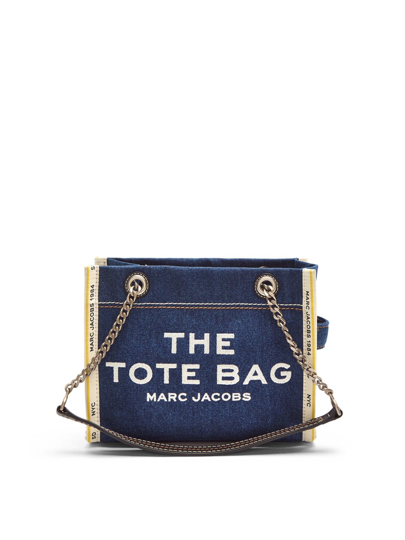 The Denim Chain Small Tote Bag