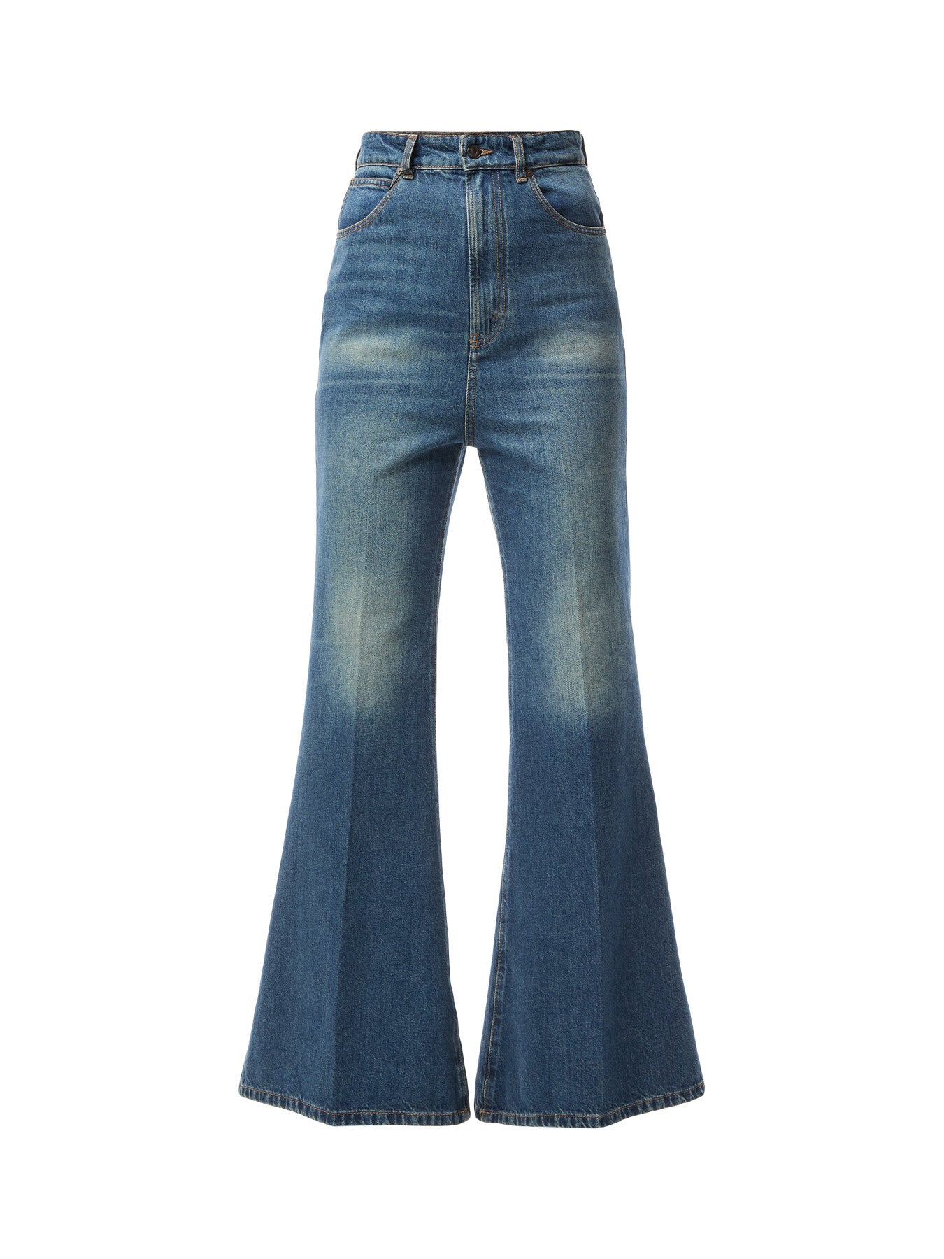 Wide Leg Kick Jeans