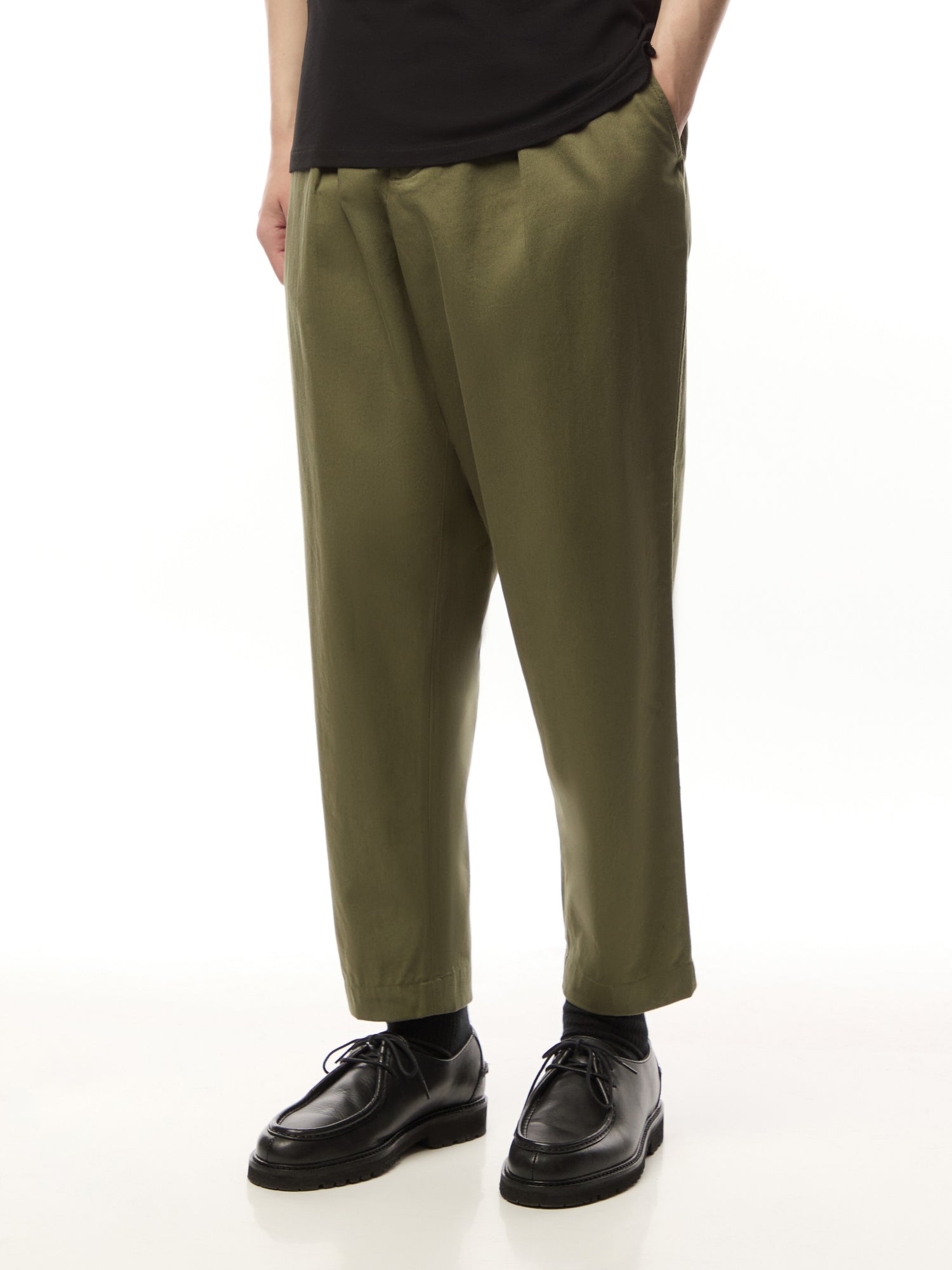 Pleated Track Pants