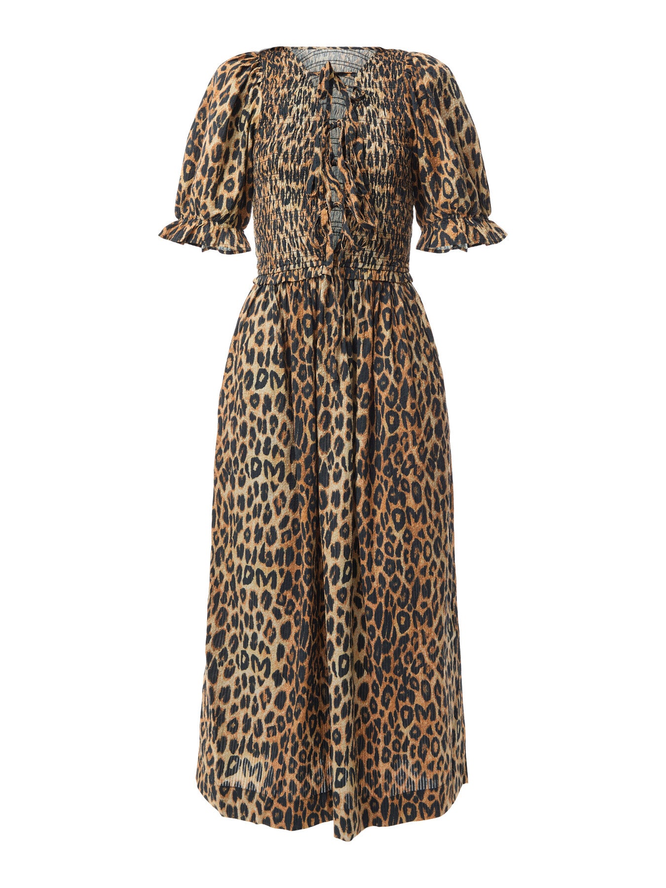 Reversible Bluebell Leopard Midi Dress
