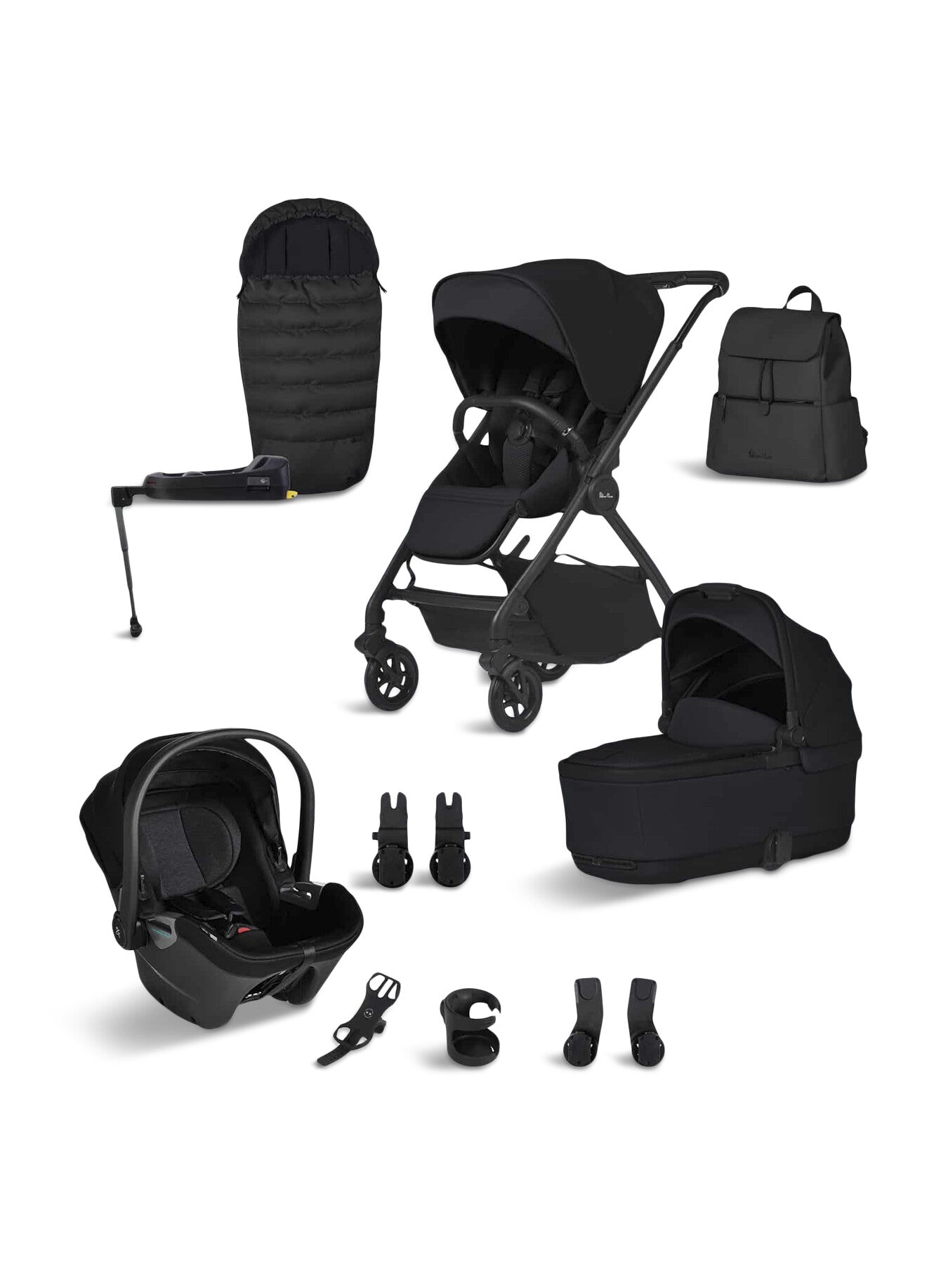 Dune 2 With First Bed Folding Carrycot Accessory Box Dream Dream Base