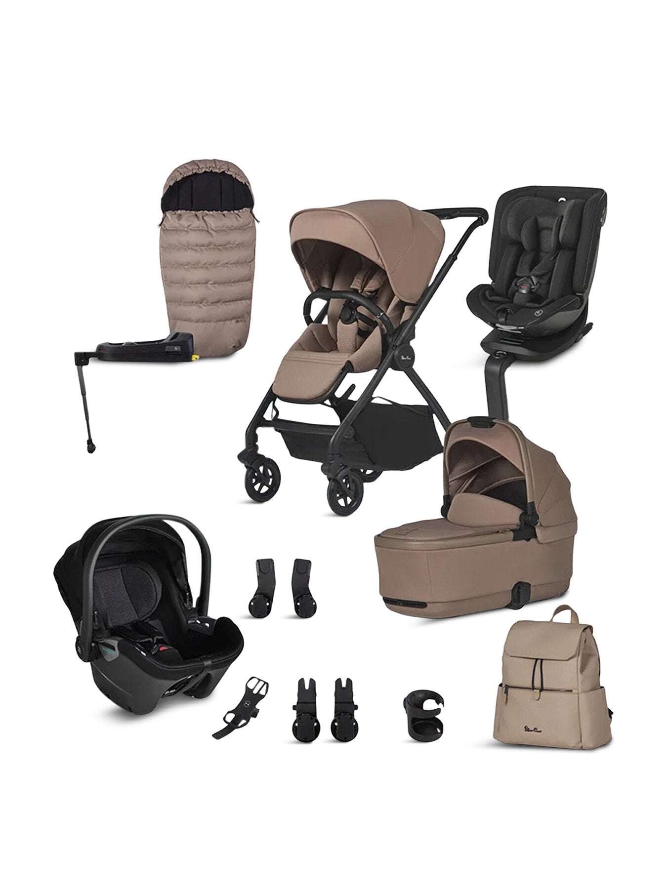 Dune 2 With First Bed Folding Carrycot Accessory Box Dream Dream Base & Motion