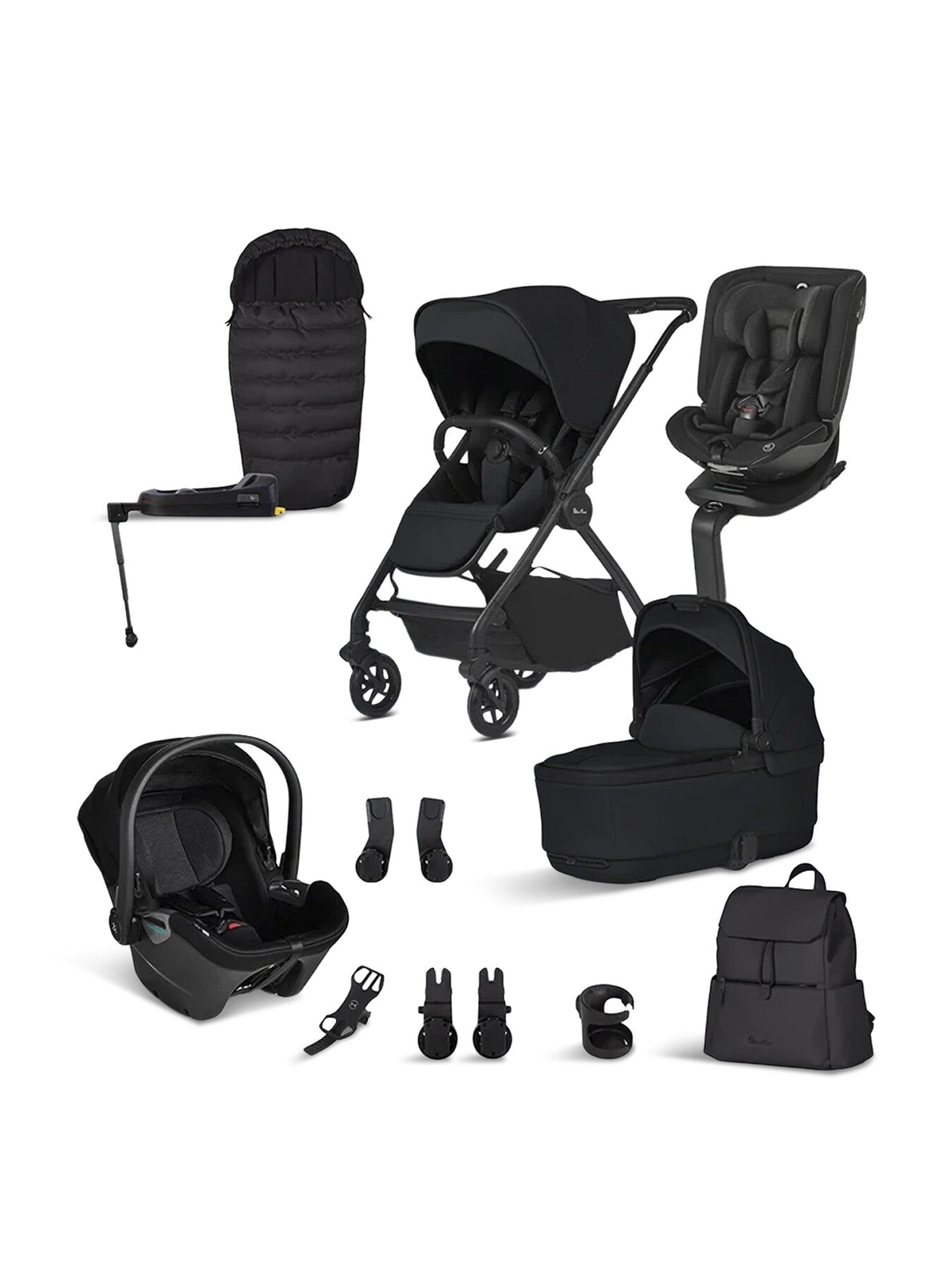 Dune 2 With First Bed Folding Carrycot Accessory Box Dream Dream Base Motion