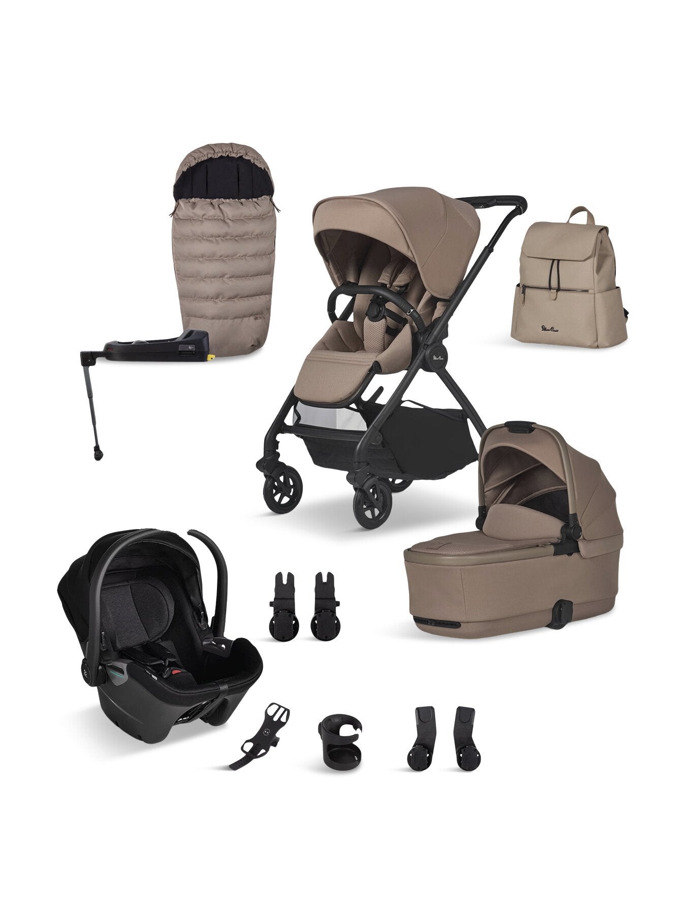 Reef 2 With First Bed Folding Carrycot Accessory Box Dream & Dream Base