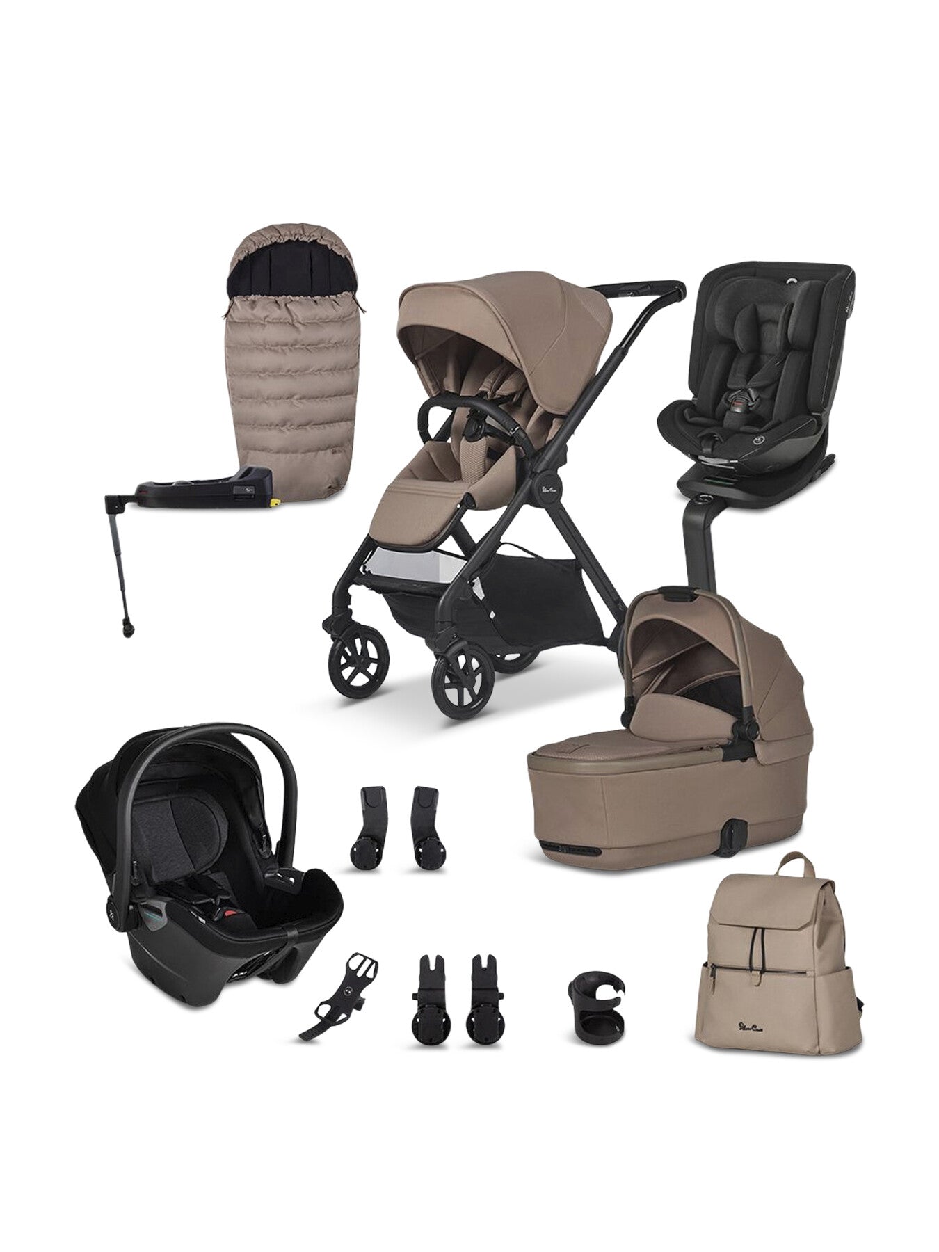 Reef 2 With First Bed Folding Carrycot Accessory Box Dream Dream Base & Motion