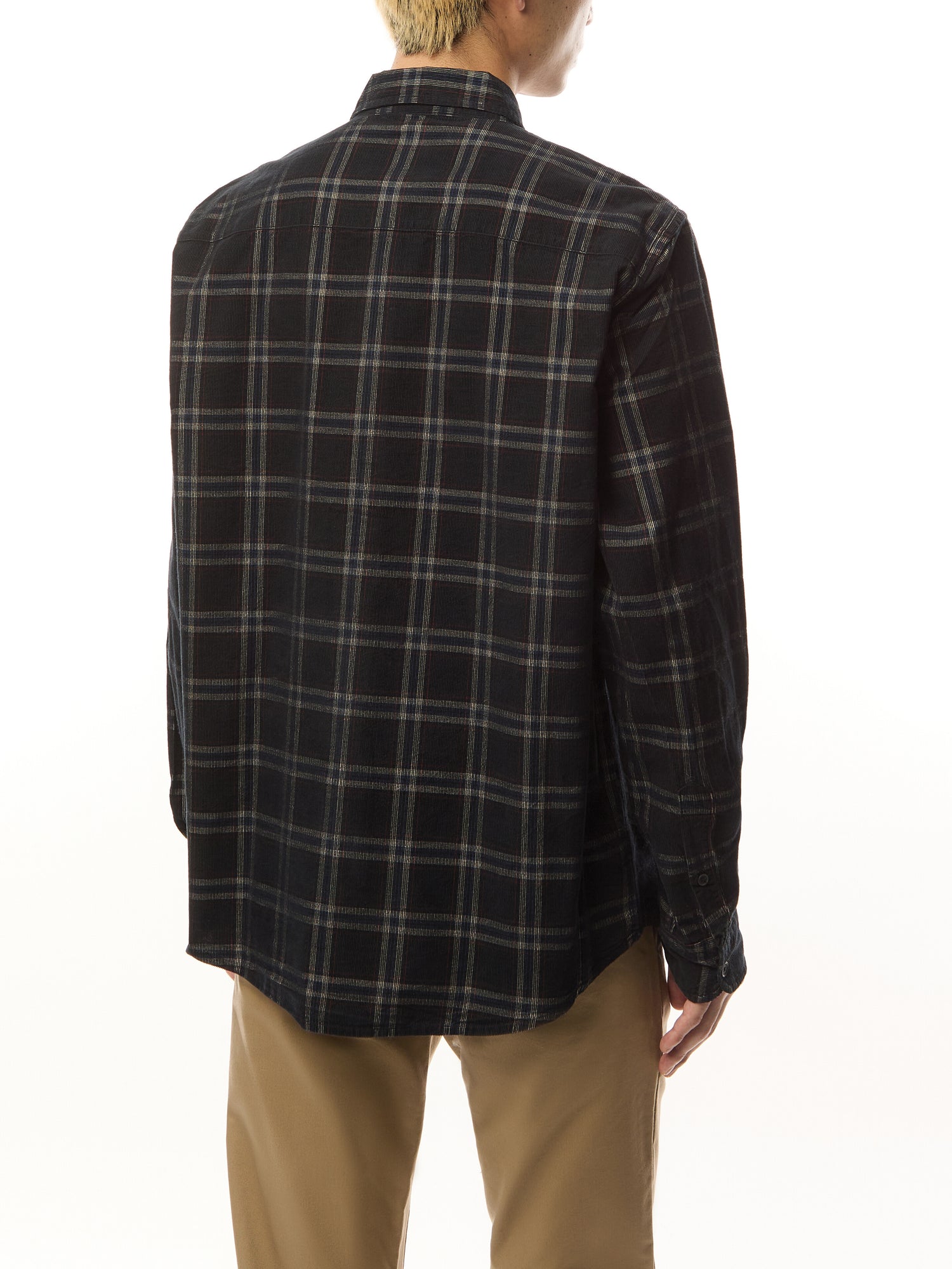 Shelly Checked Babycord Shirt