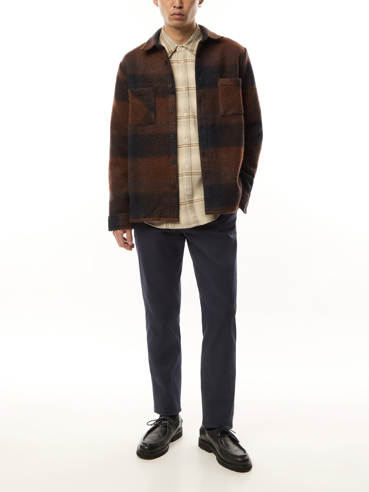 Whiting Mohair Check Overshirt