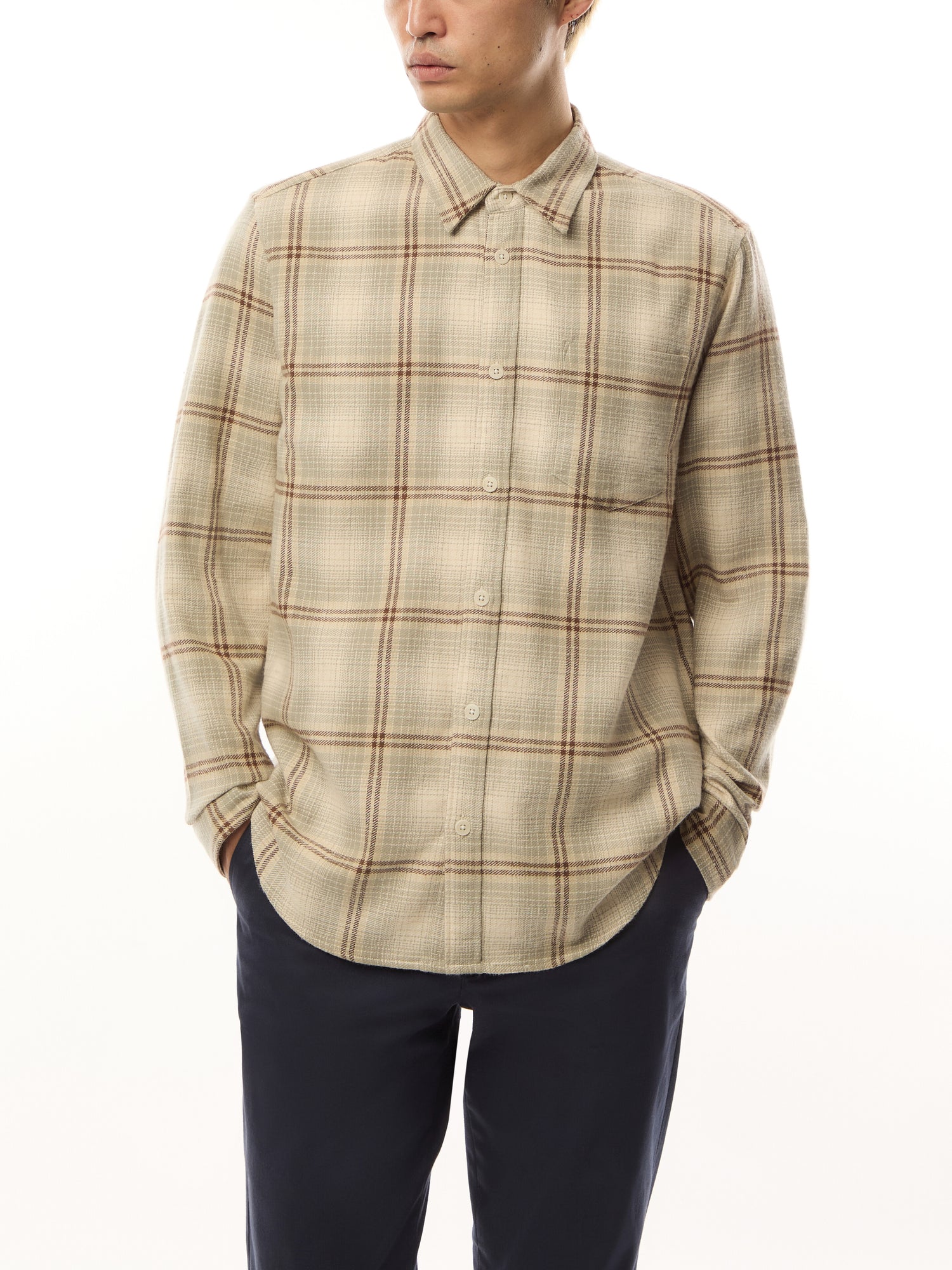 Whiting Mohair Check Overshirt