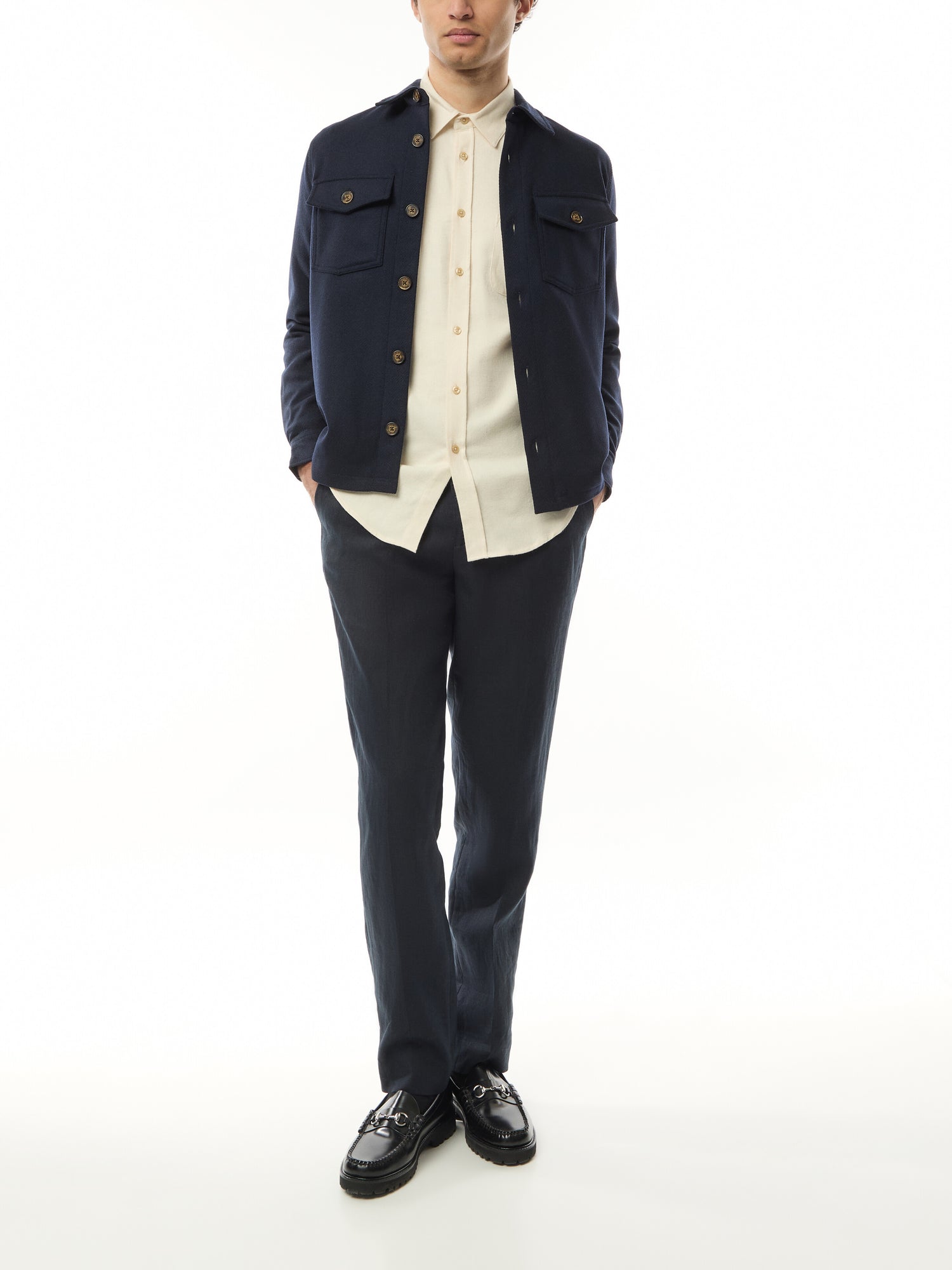 Teca Plain Flannel Shirt
