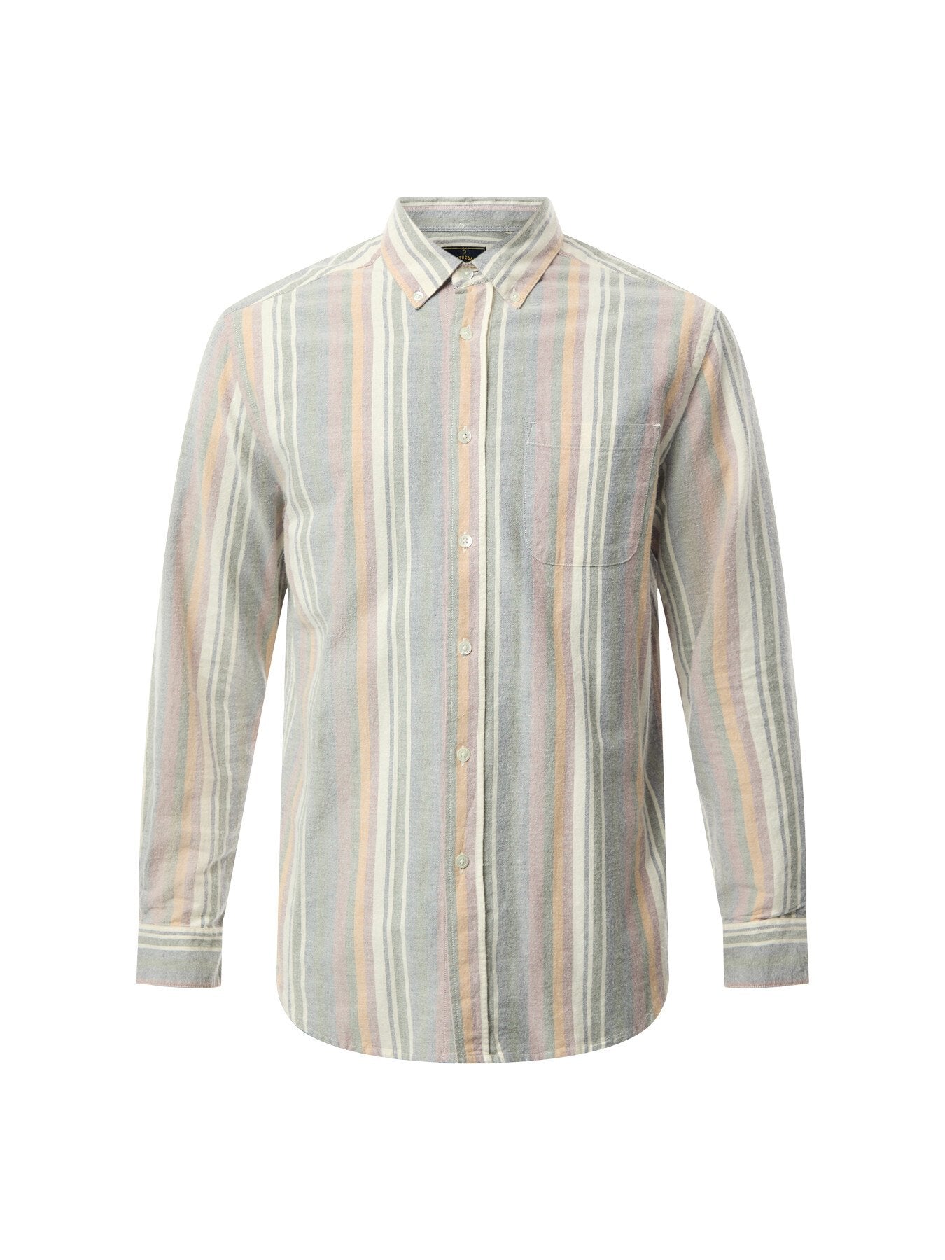 Brushed Oxford Multi Stripe Shirt