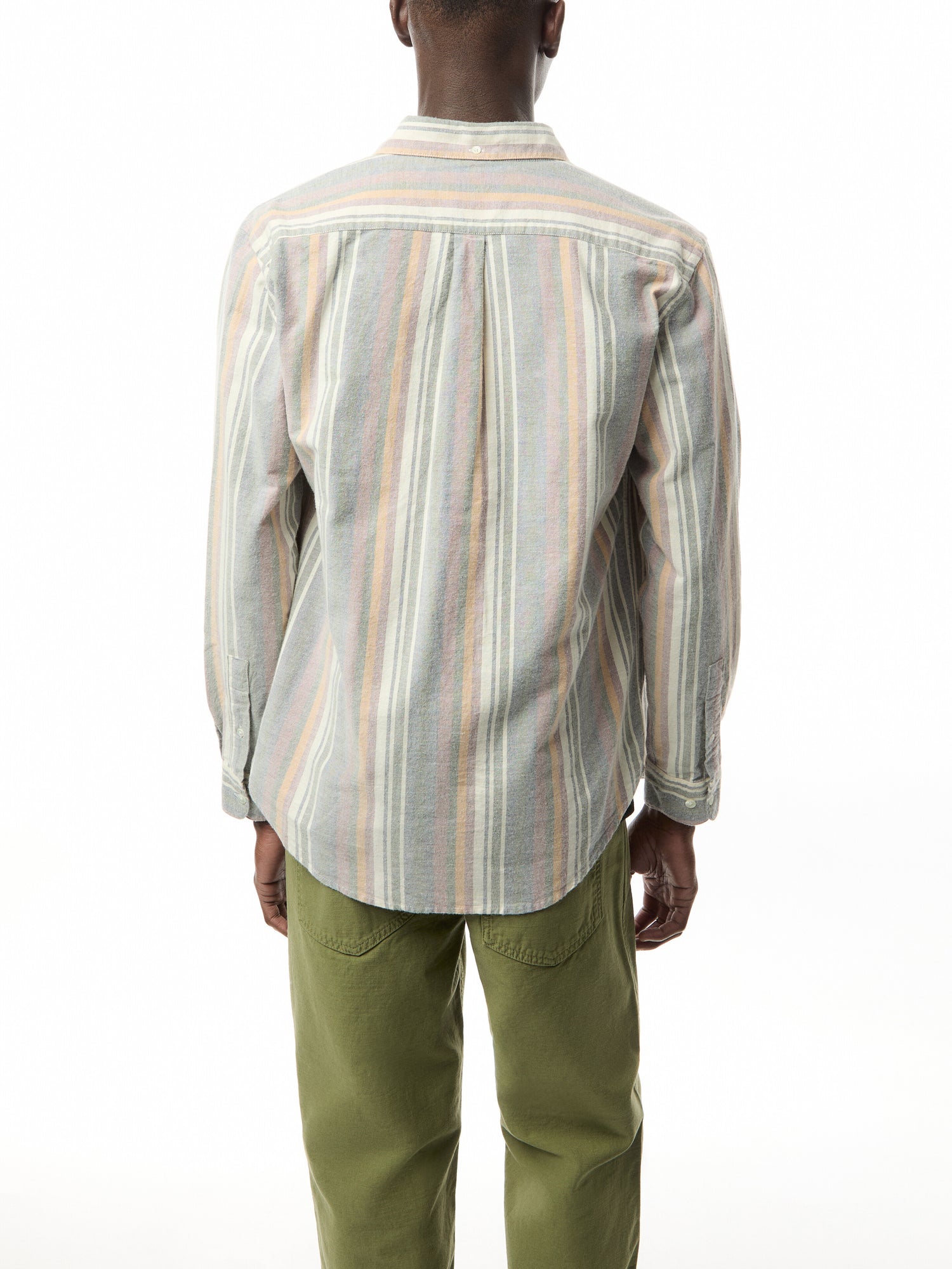 Brushed Oxford Multi Stripe Shirt
