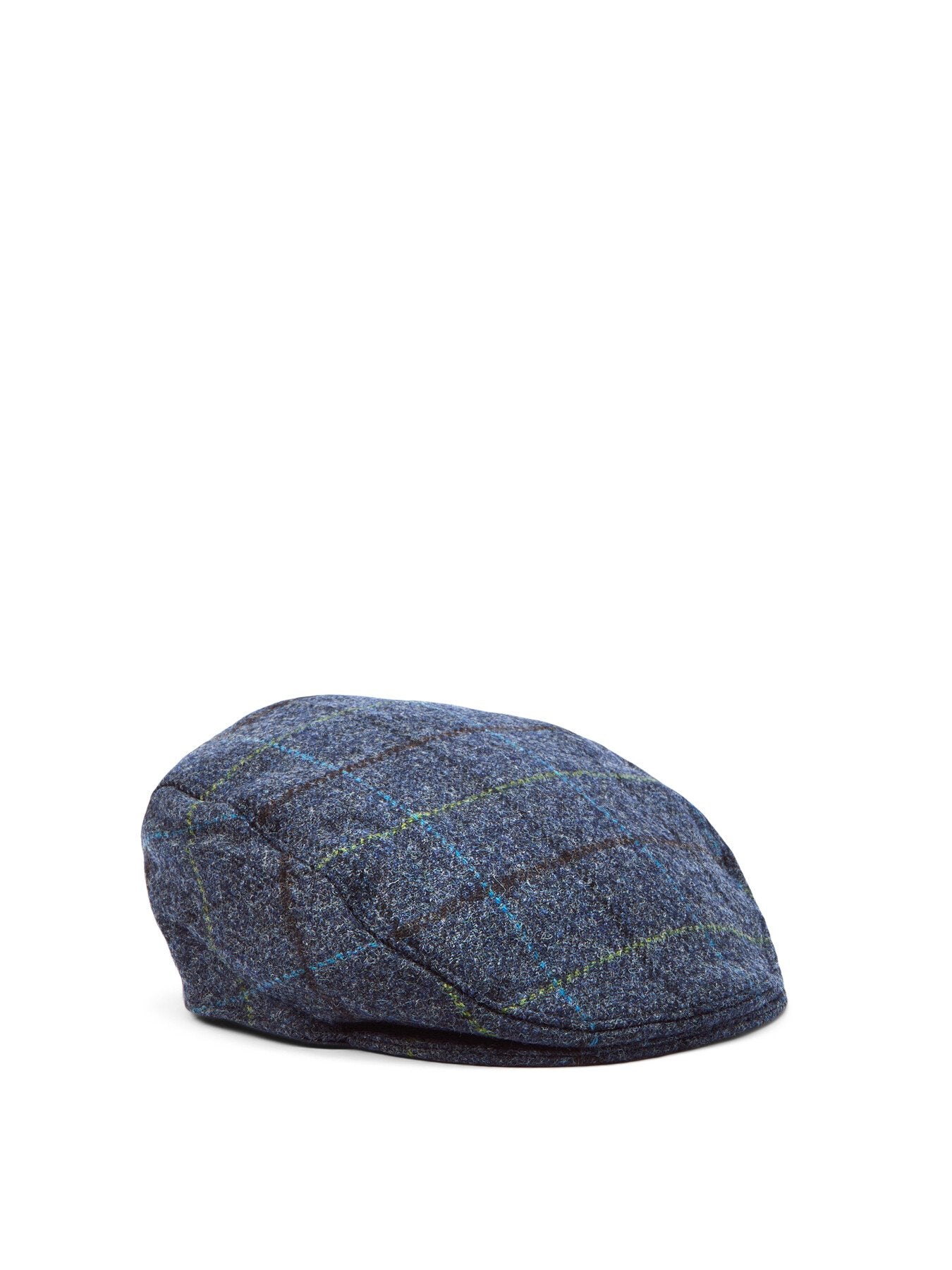 Abraham Moon Herringbone Tweed Newsboy Cap