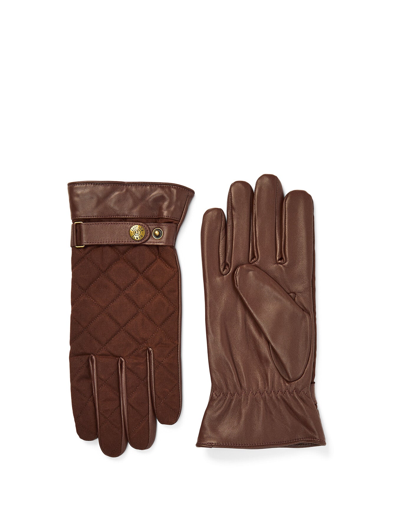 Bruton Touchscreen Water-Resistant Lined Leather Gloves