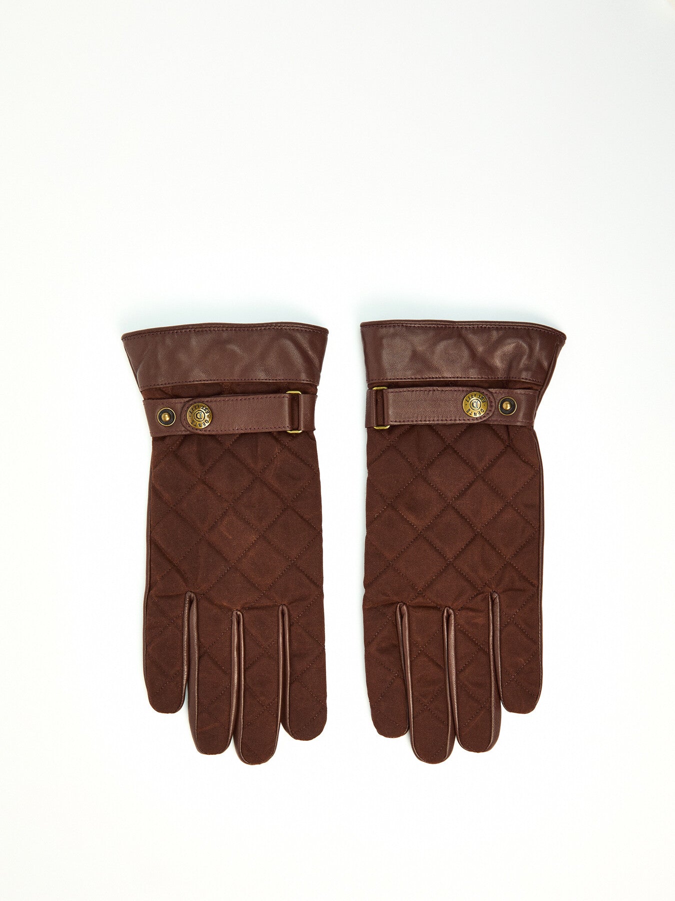 Bruton Touchscreen Water-Resistant Lined Leather Gloves