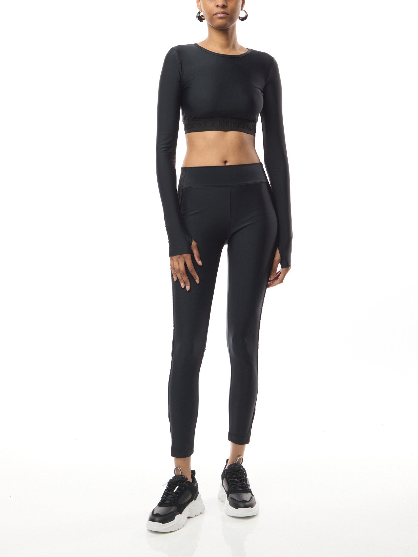 Black Couture Crop Top