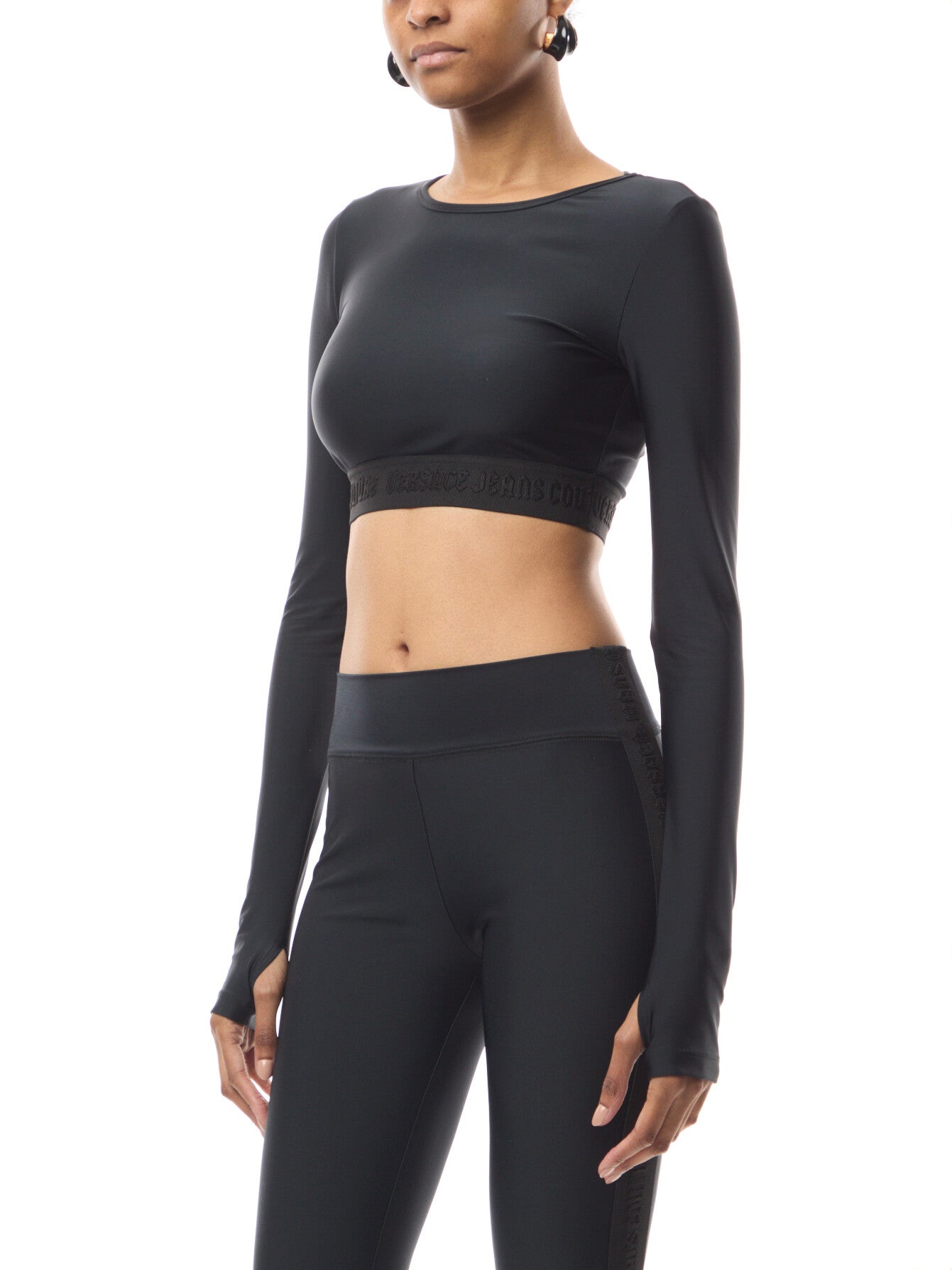 Black Couture Crop Top