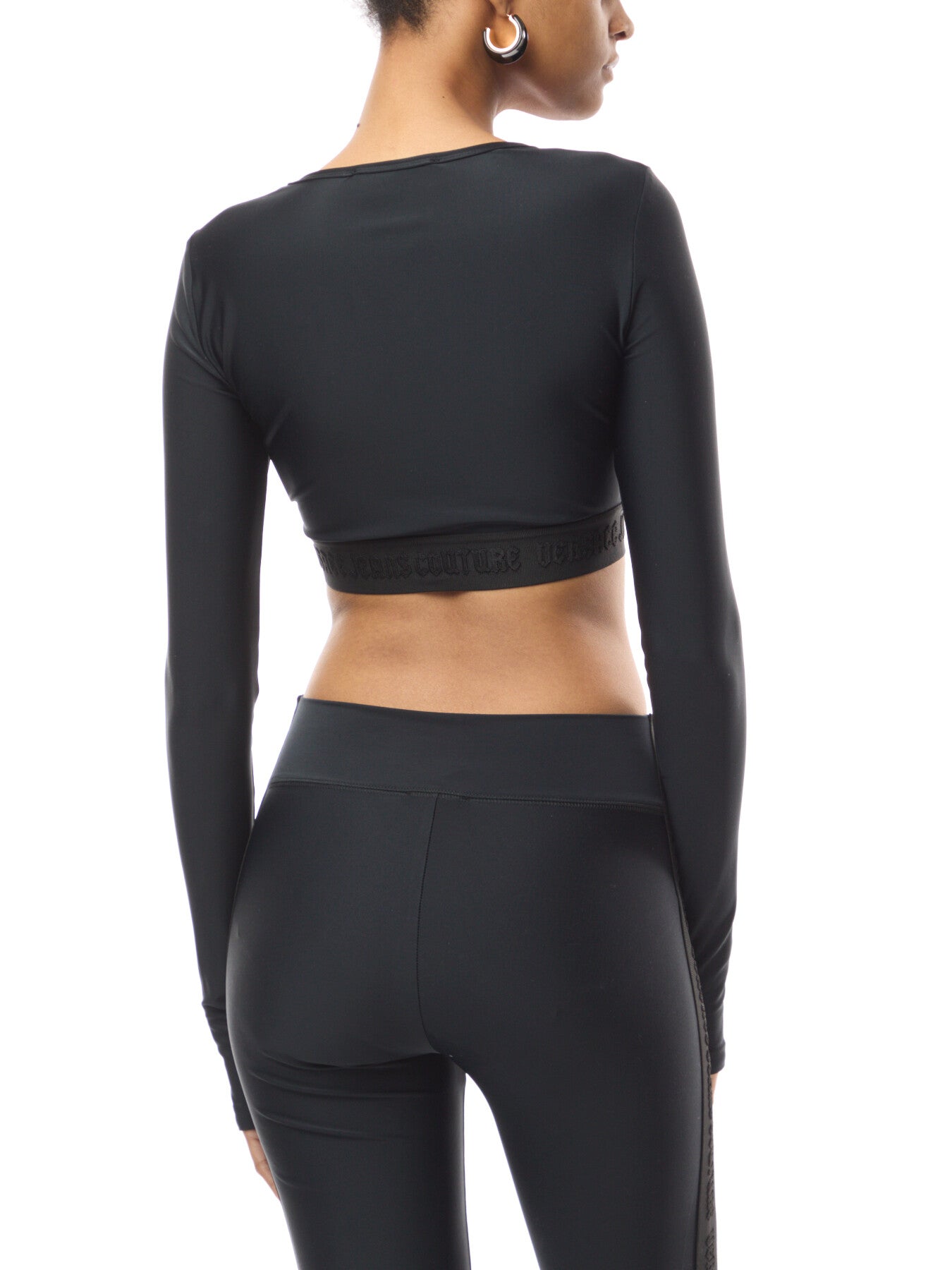 Black Couture Crop Top