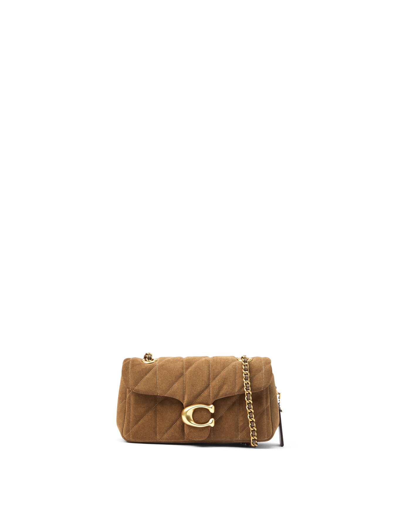 Quilted Suede Tabby Shoulder Bag 20
