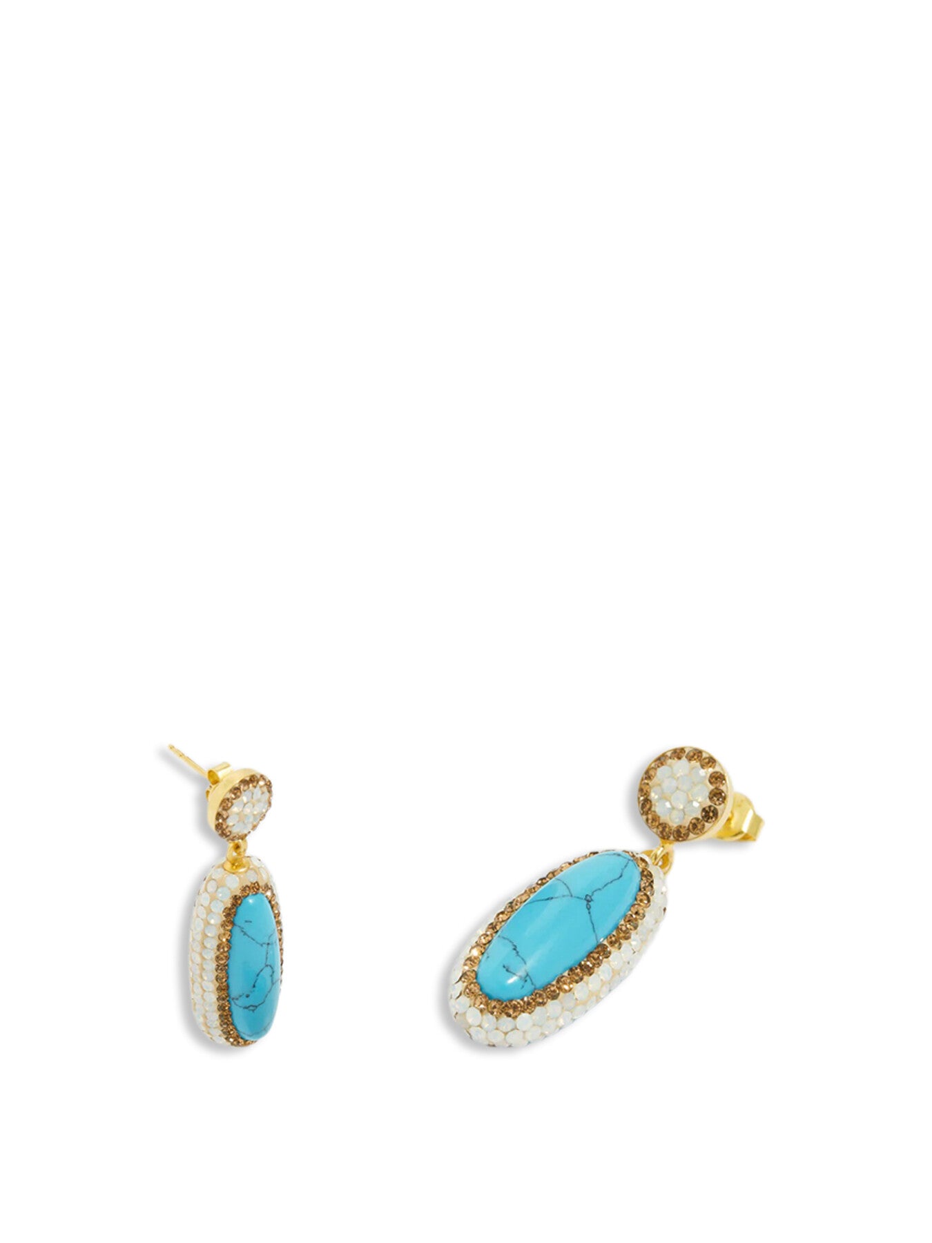 Turquoise Double Sided Earrings