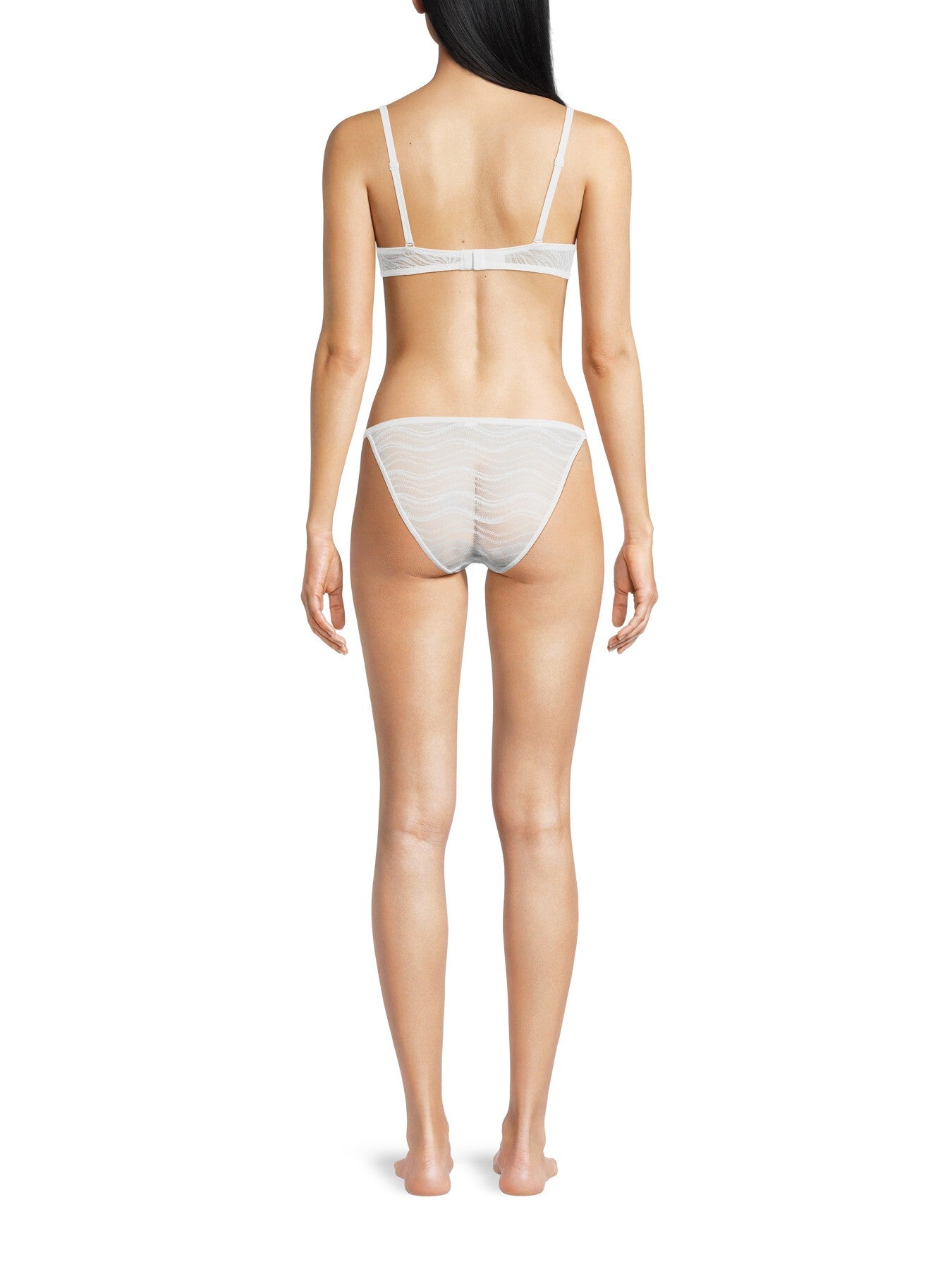 Sheer Marquisette Lightly Lined Demi Bra