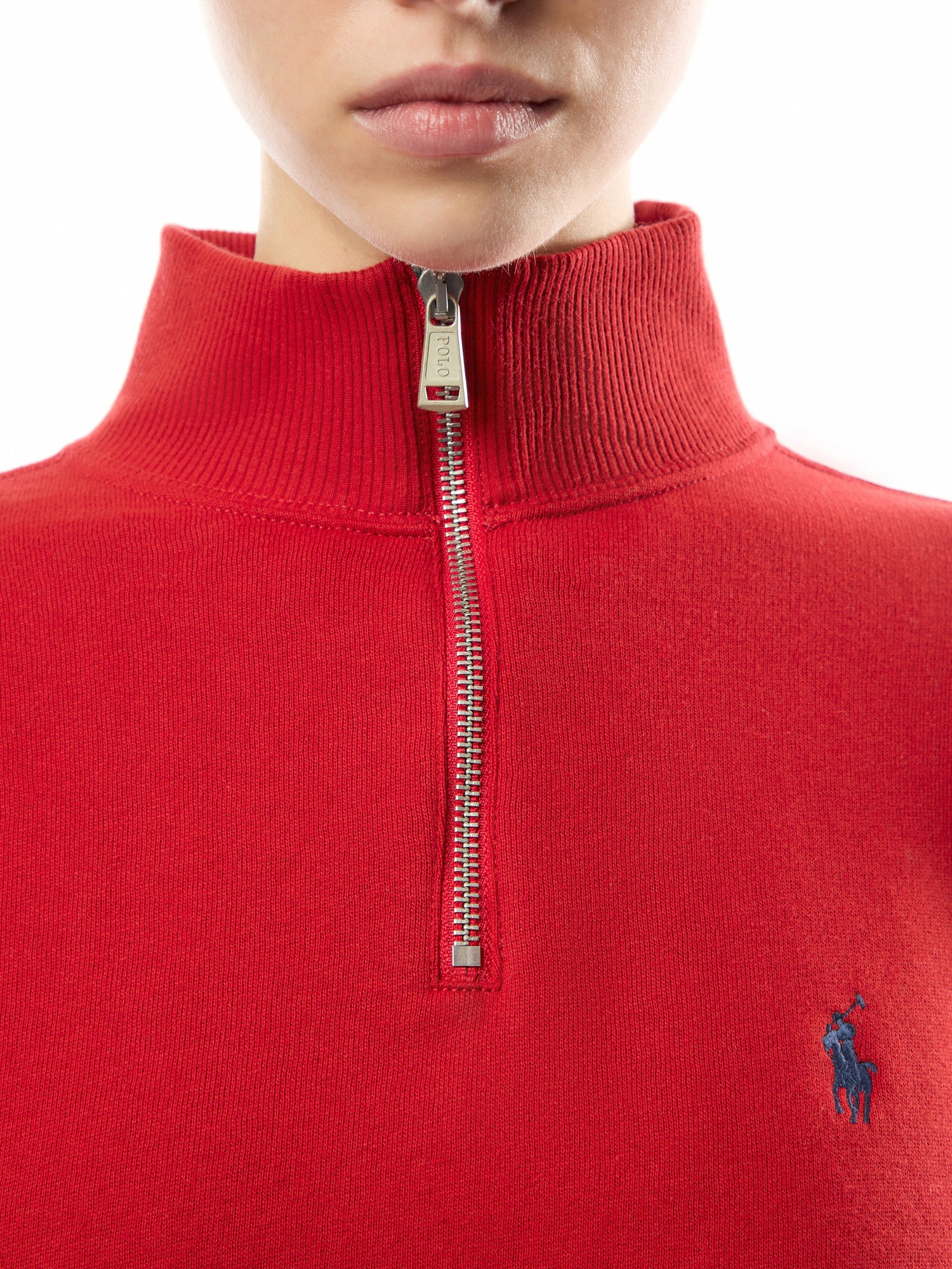 Half Zip Long Sleeve Sweatshirt