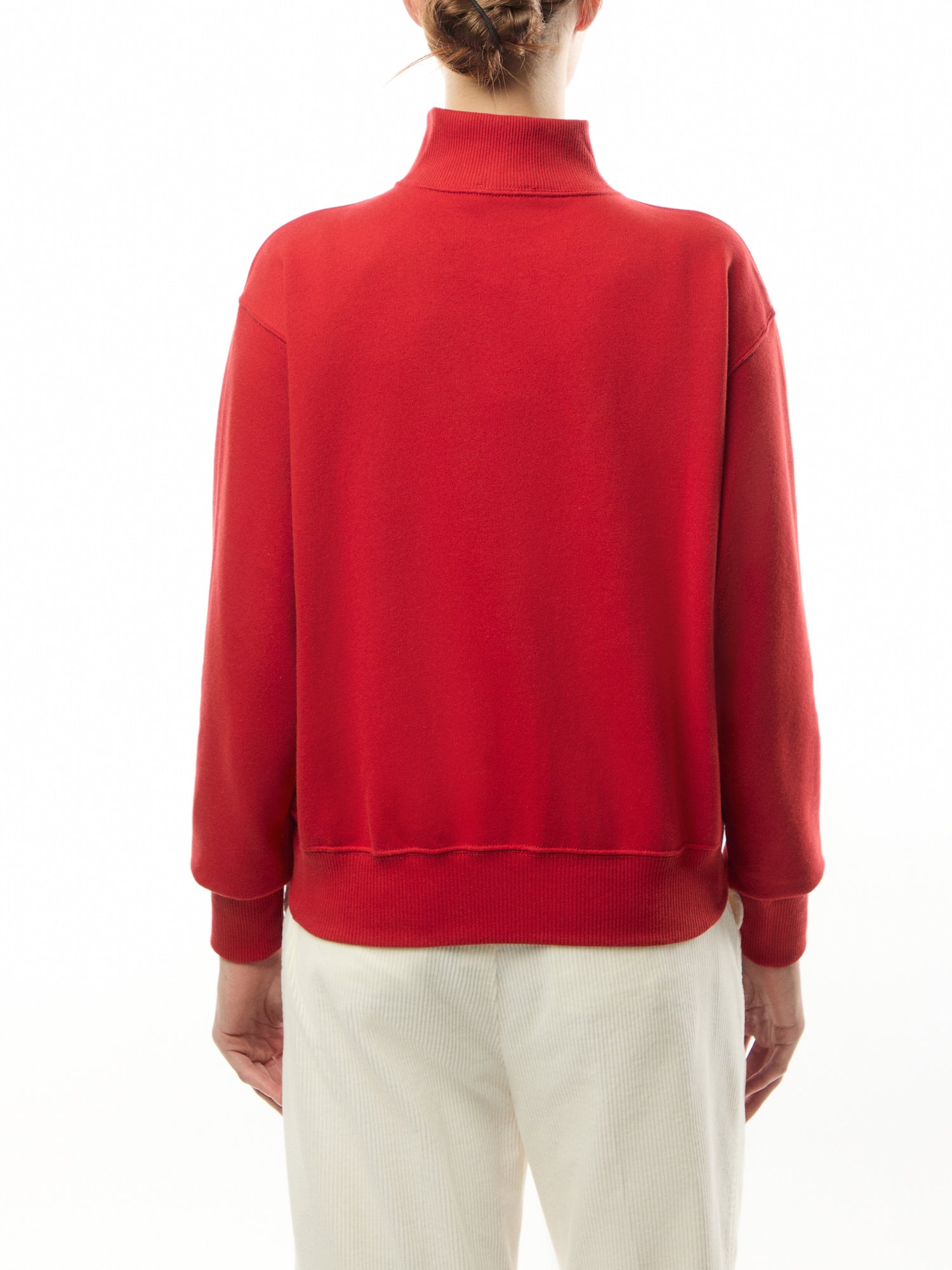 Half Zip Long Sleeve Sweatshirt
