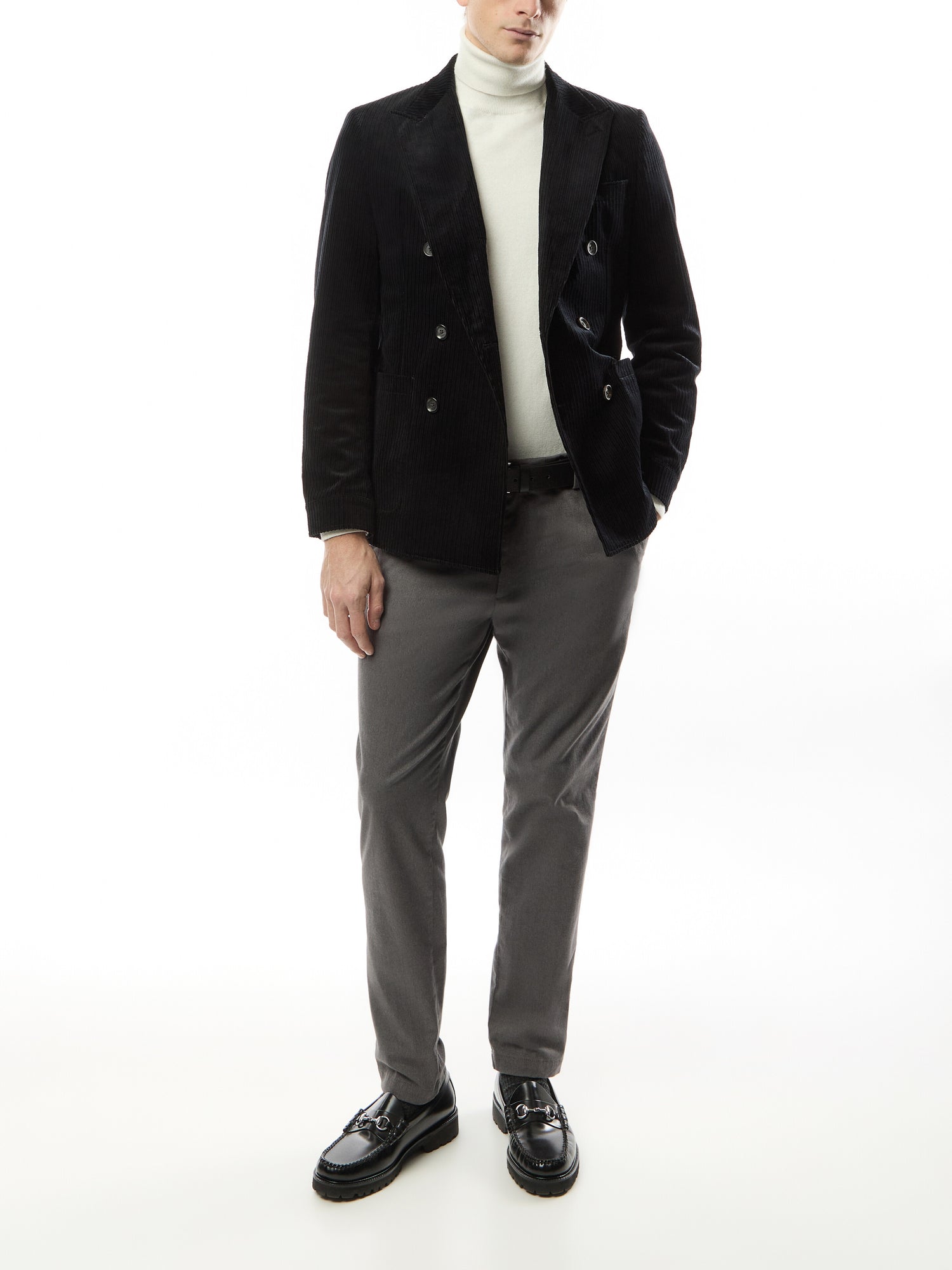 Double Breasted Hedden Corduroy Jacket