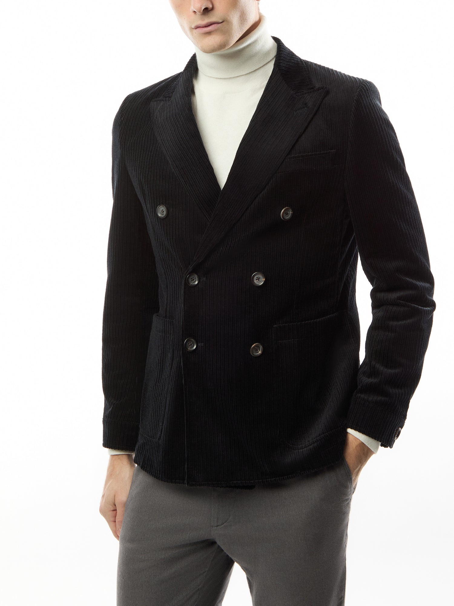 Double Breasted Hedden Corduroy Jacket