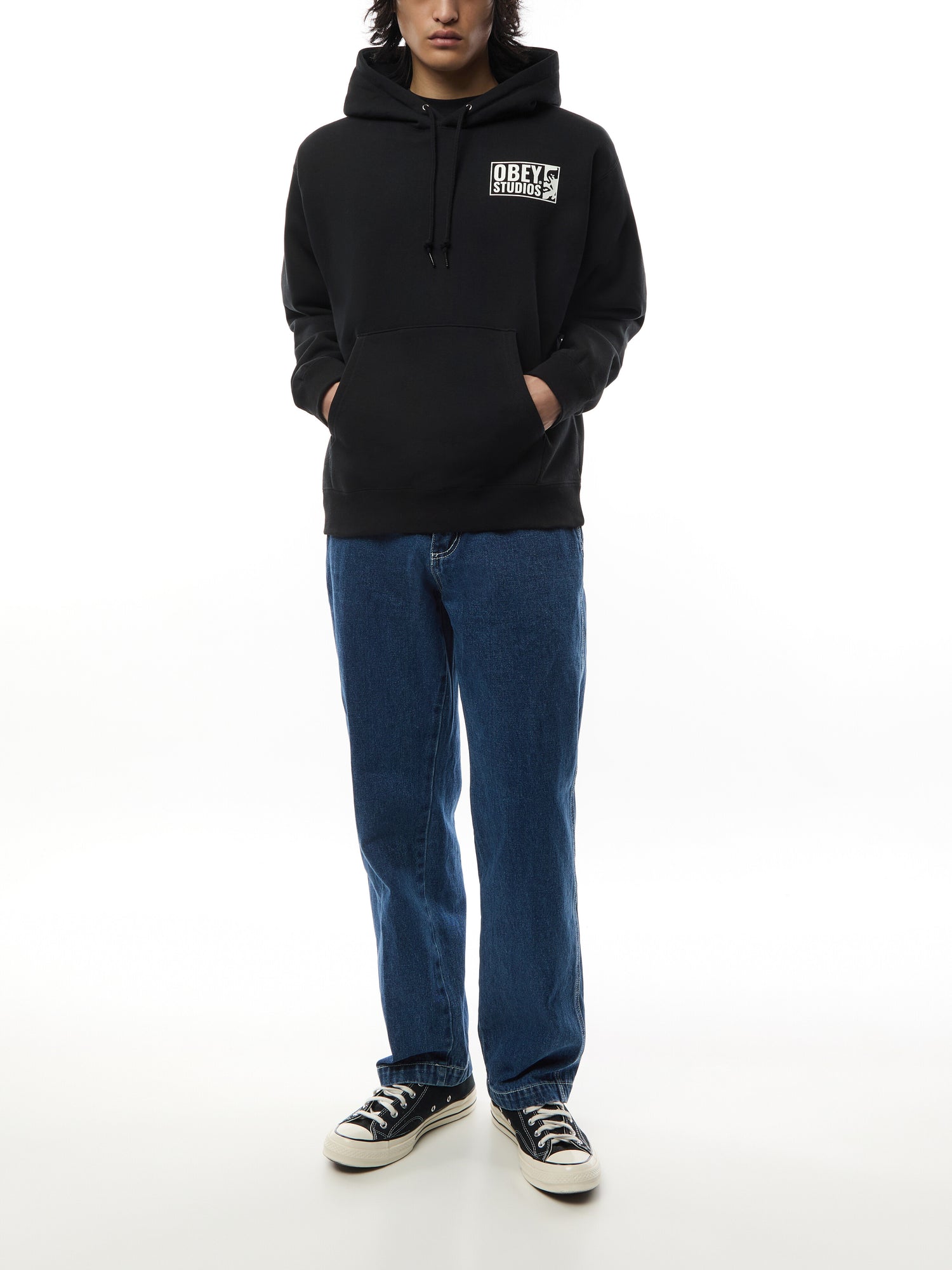 Studios Icon Box Fit Premium Fleece Hoodie