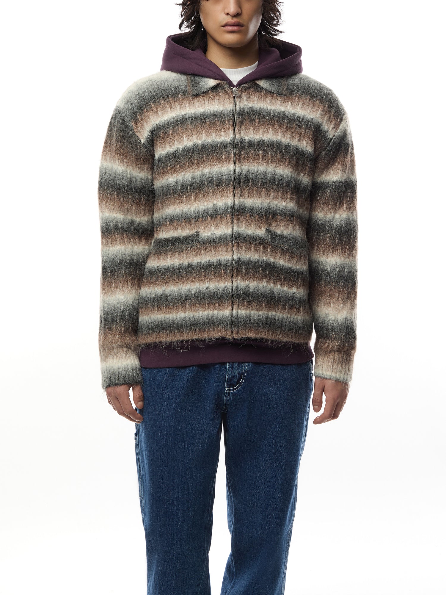 Reggie Zip Up Cardigan