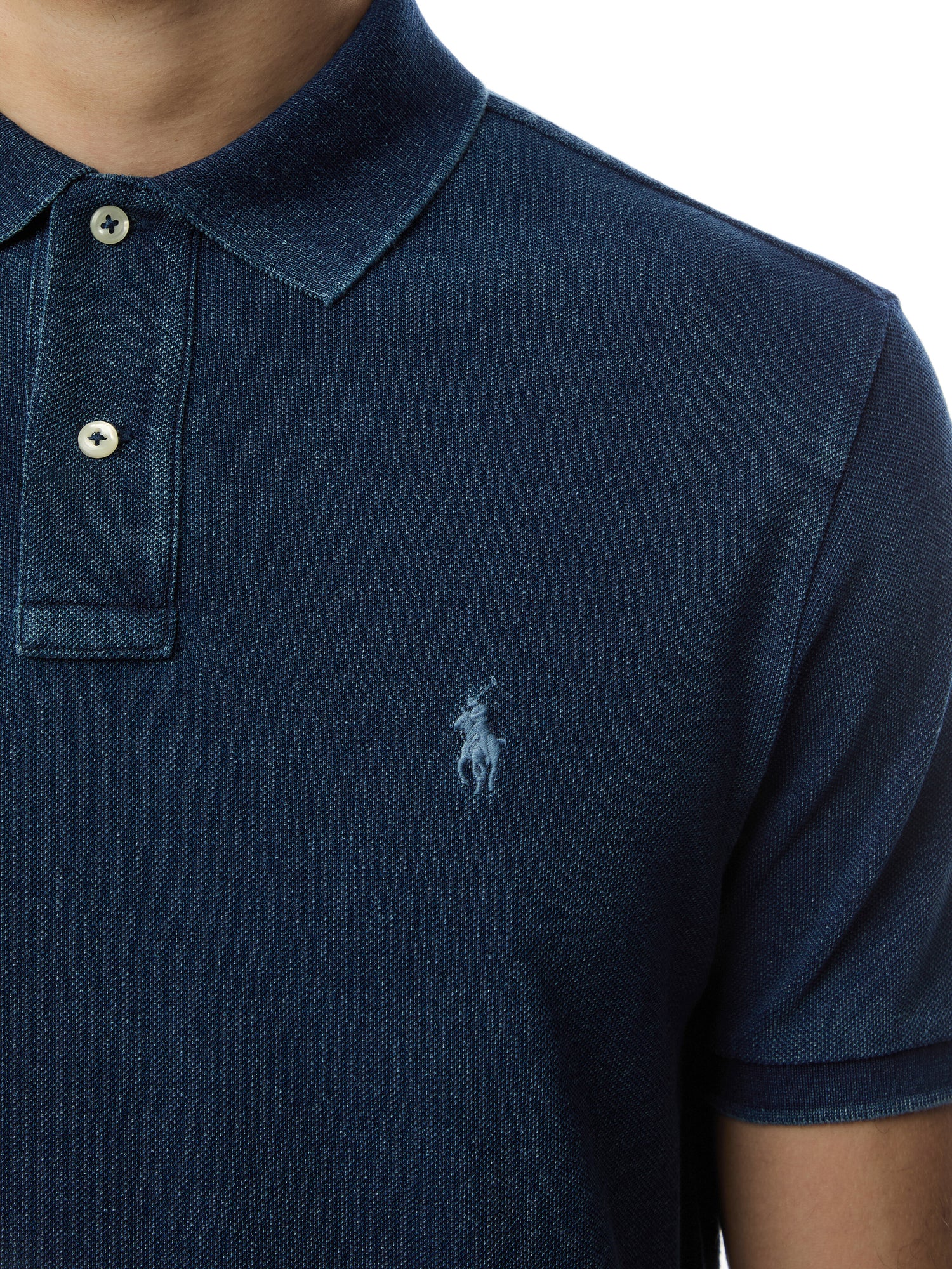 Custom Slim Fit Mesh Polo Shirt