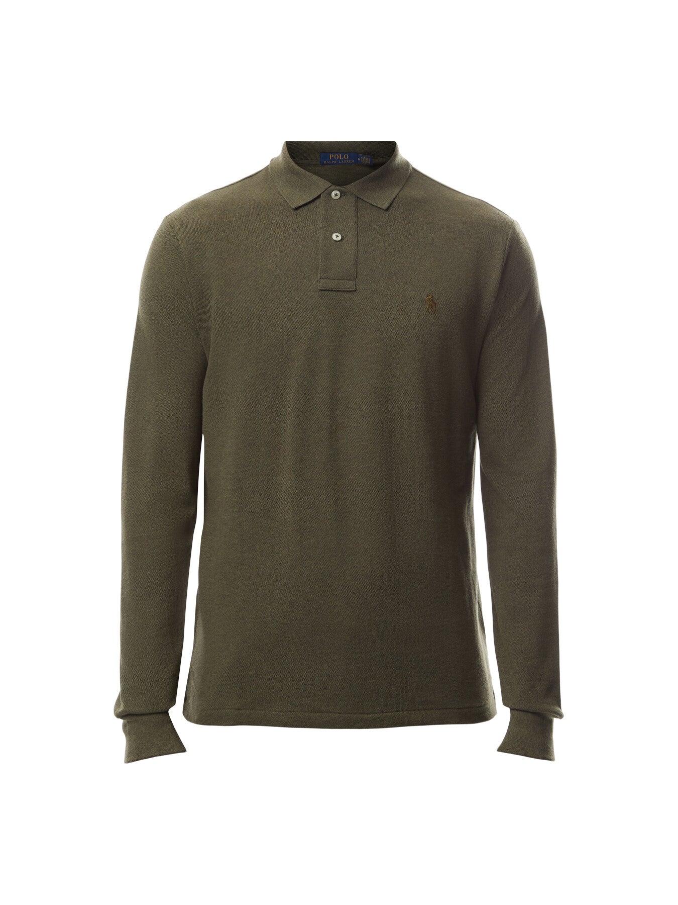 Custom Slim Fit Mesh Long Sleeve Polo Shirt