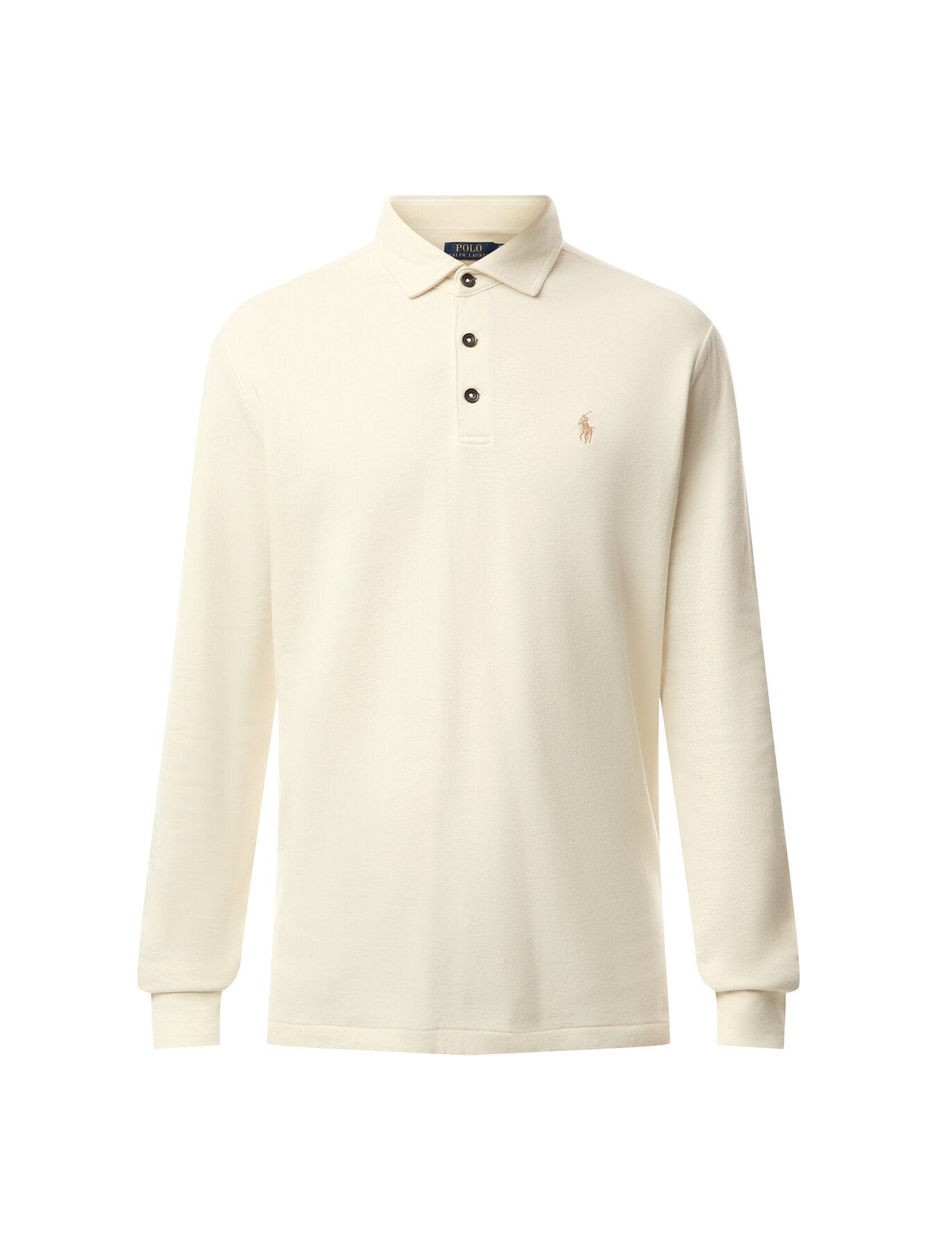 Double Knit Long Sleeve Polo Shirt
