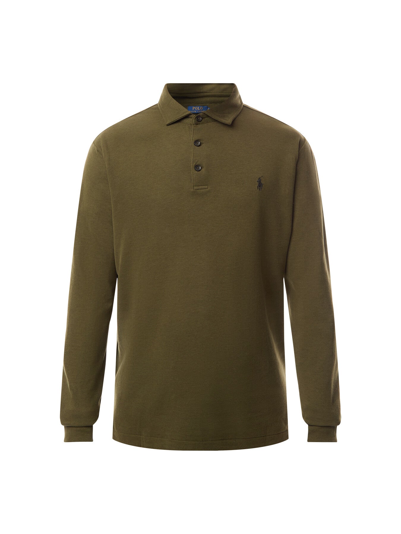 Double Knit Long Sleeve Polo Shirt