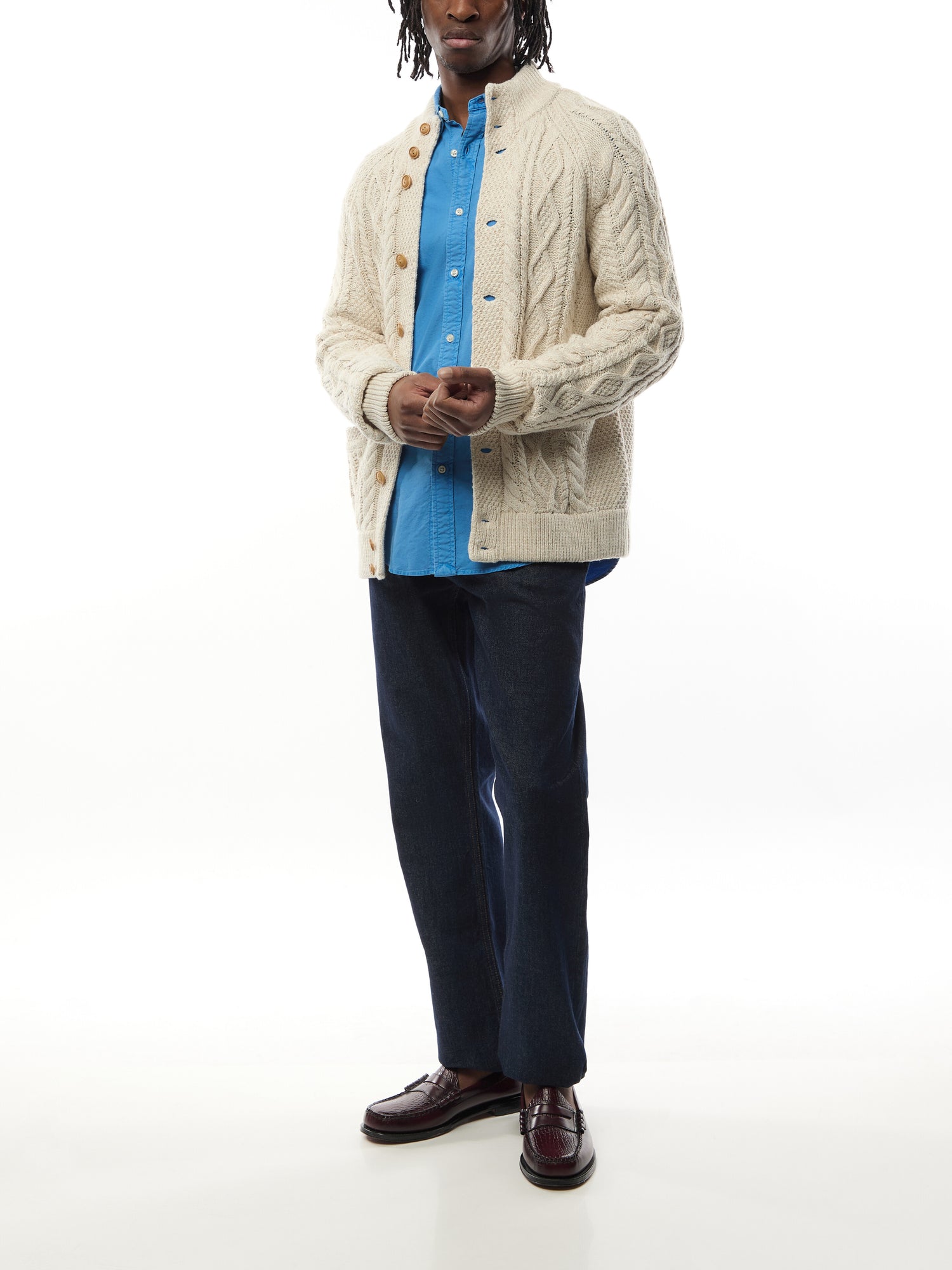 Slim Fit Garment Dyed Oxford Shirt